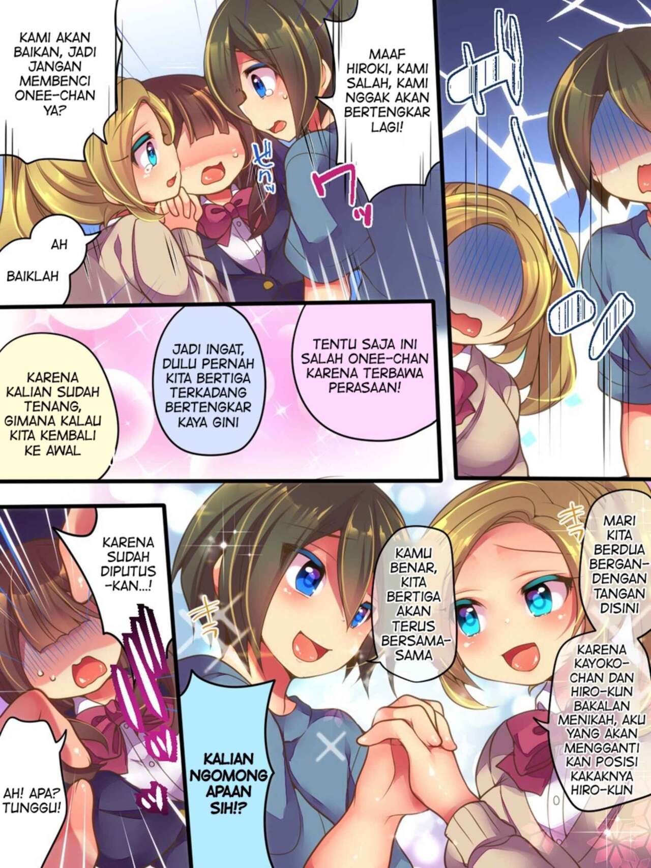 [Amuai Okashi Seisakusho (Reitou Mikan)] AneOne Sankaku SWAP [Indonesian] [PinattSuki] Bildnummer 24