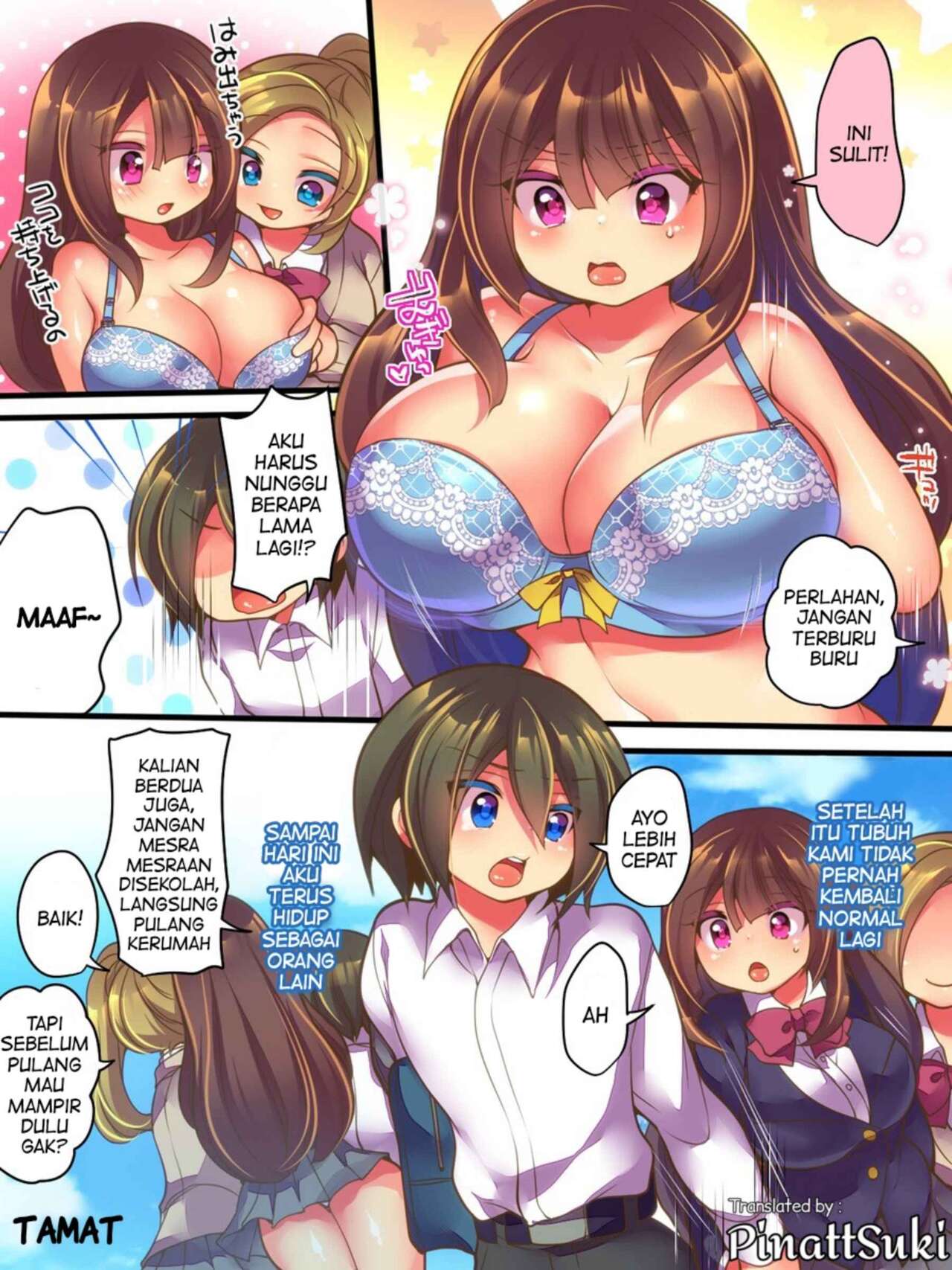 [Amuai Okashi Seisakusho (Reitou Mikan)] AneOne Sankaku SWAP [Indonesian] [PinattSuki] Bildnummer 36