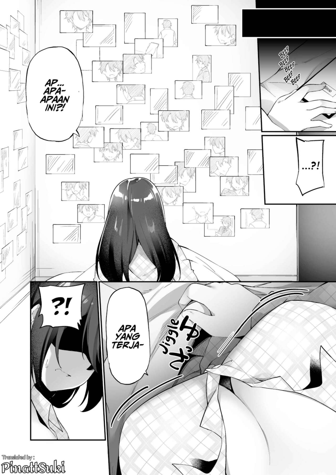 [Amuai Okashi Seisakusho (Kanmuri)] Boku no Koe o Kiku dake de Hatsujou Shichau Yandere Kyonyuu Kouhai ni Karada o Irekaerarete Shimatta!  [Indonesian] [PinattSuki] 이미지 번호 3