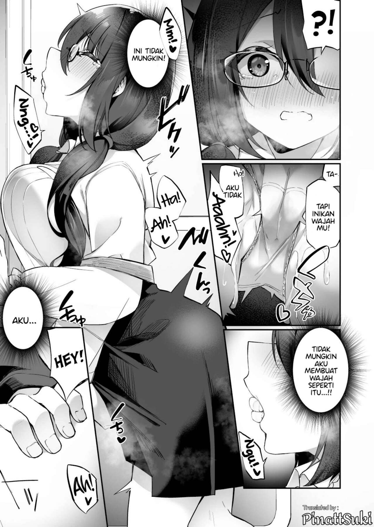 [Amuai Okashi Seisakusho (Kanmuri)] Boku no Koe o Kiku dake de Hatsujou Shichau Yandere Kyonyuu Kouhai ni Karada o Irekaerarete Shimatta!  [Indonesian] [PinattSuki] 이미지 번호 14