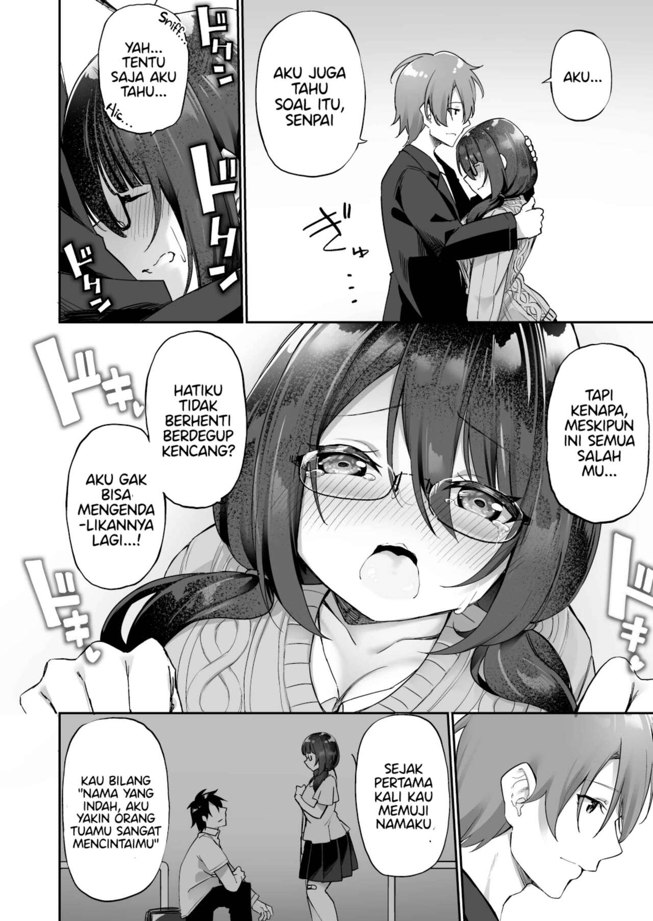 [Amuai Okashi Seisakusho (Kanmuri)] Boku no Koe o Kiku dake de Hatsujou Shichau Yandere Kyonyuu Kouhai ni Karada o Irekaerarete Shimatta!  [Indonesian] [PinattSuki] 이미지 번호 33
