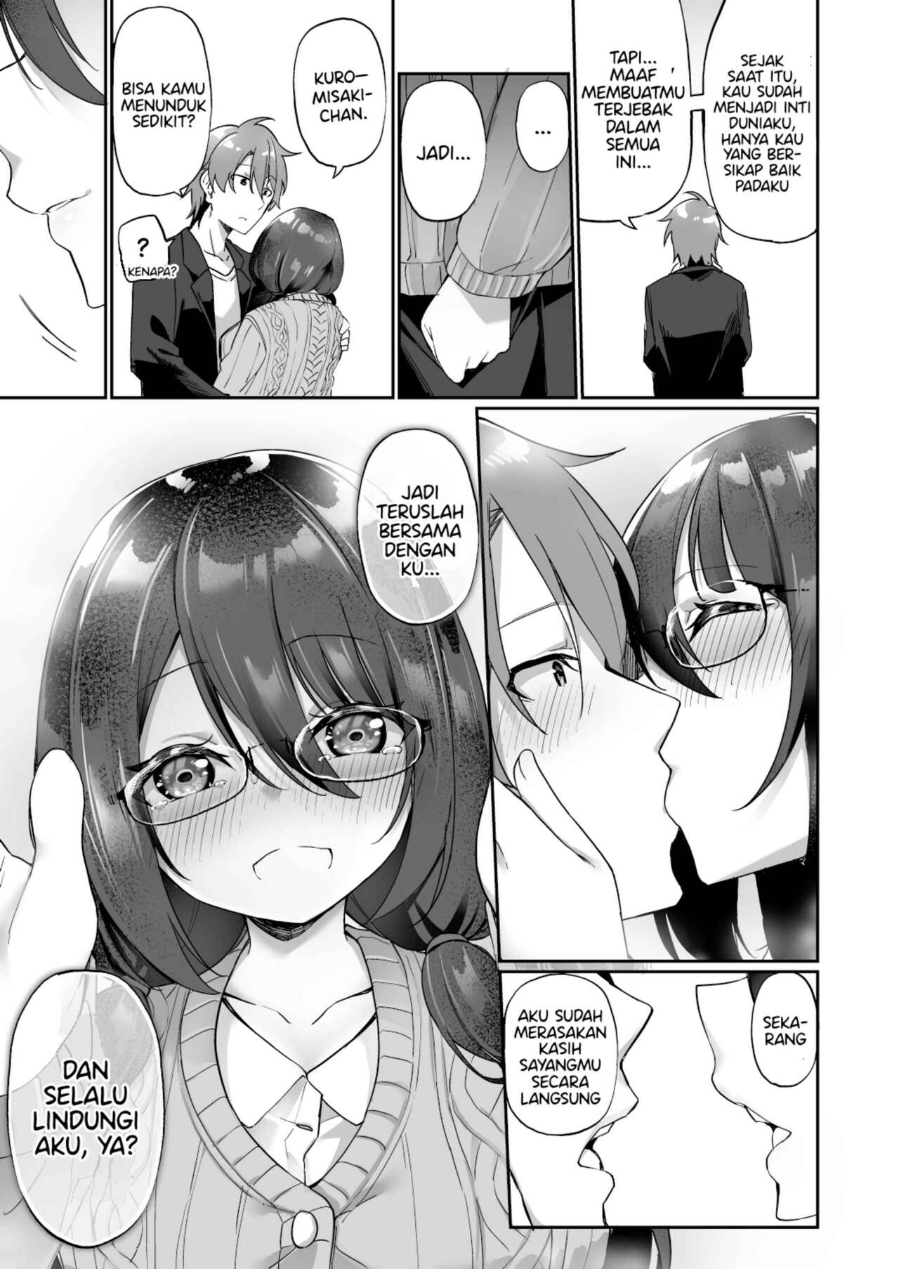 [Amuai Okashi Seisakusho (Kanmuri)] Boku no Koe o Kiku dake de Hatsujou Shichau Yandere Kyonyuu Kouhai ni Karada o Irekaerarete Shimatta!  [Indonesian] [PinattSuki] 이미지 번호 34