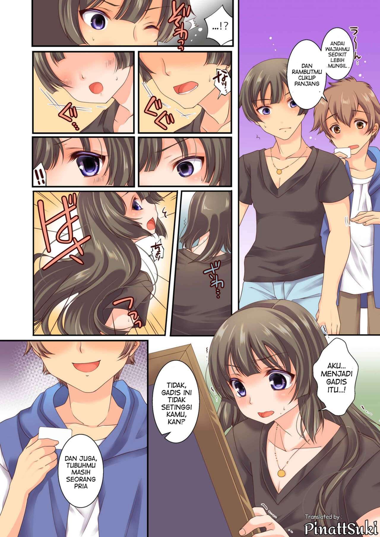 [TSF no F (Yotsuba Chika)] Kojin Jouhou wa Taisetsu ni (TSF no F no Hon Sono 2)  [Indonesian] [PinattSuki] [Digital] numero di immagine  6