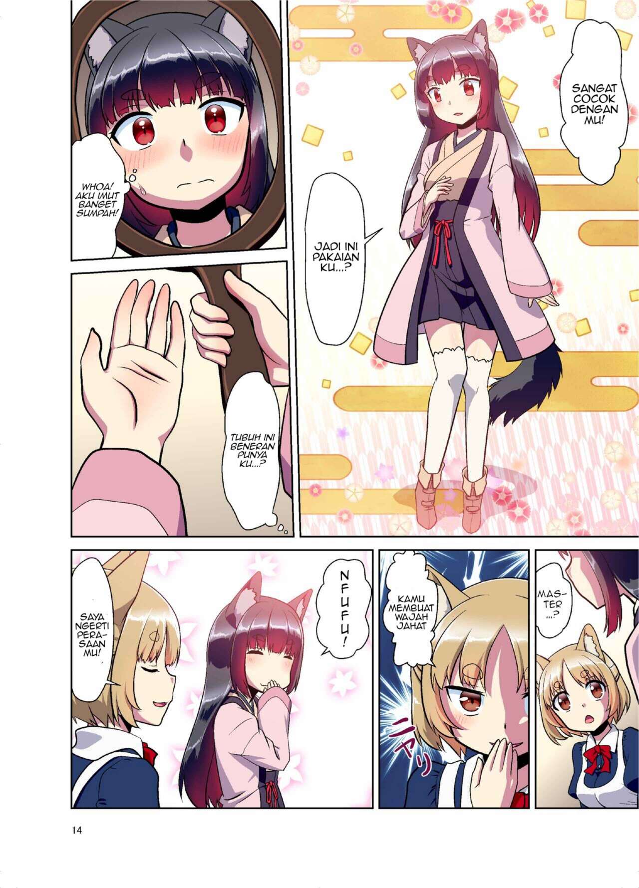 [Fumotonoya (Fumotono Mikoto)] Me ga Sametara Kemomimi Shoujo ni Natteita Ohanashi  [Indonesian] [PinattSuki] [Digital] 이미지 번호 11