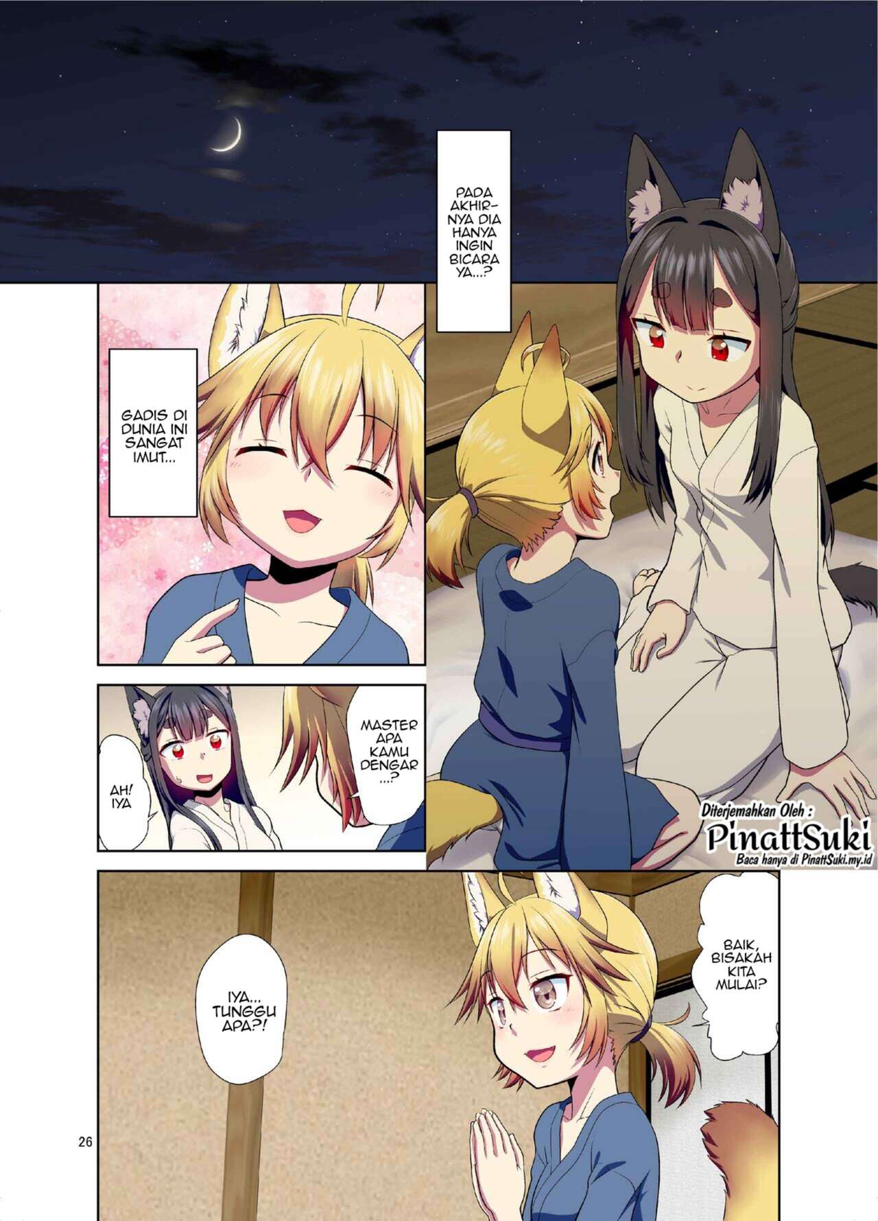 [Fumotonoya (Fumotono Mikoto)] Me ga Sametara Kemomimi Shoujo ni Natteita Ohanashi  [Indonesian] [PinattSuki] [Digital] 이미지 번호 23