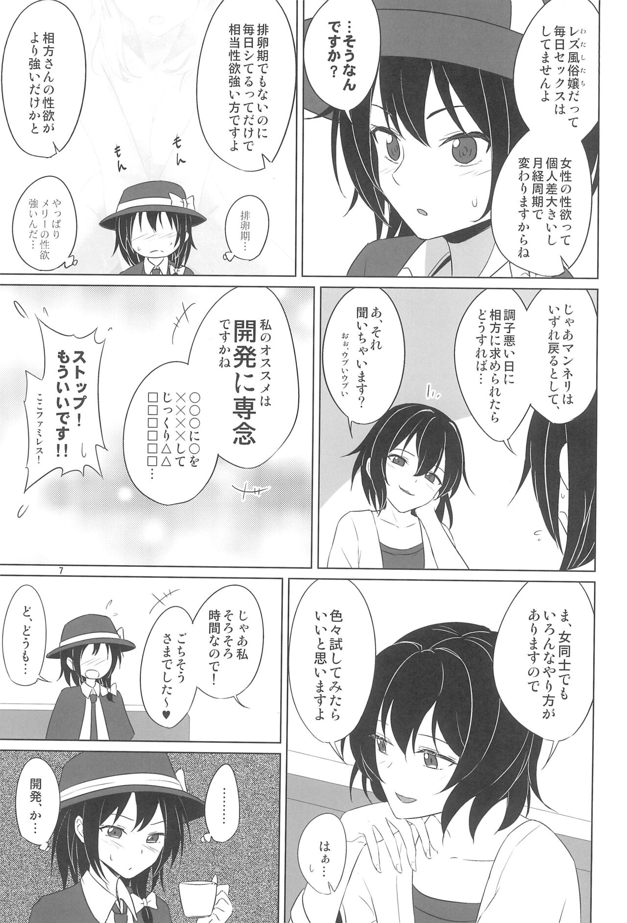 (Reitaisai 20) [Mugendai (Humei)] Aikata to no Ecchi ga Manneri nanode Les Fuuzoku-jou no Advice o Jissen shitemita. (Touhou Project) image number 7