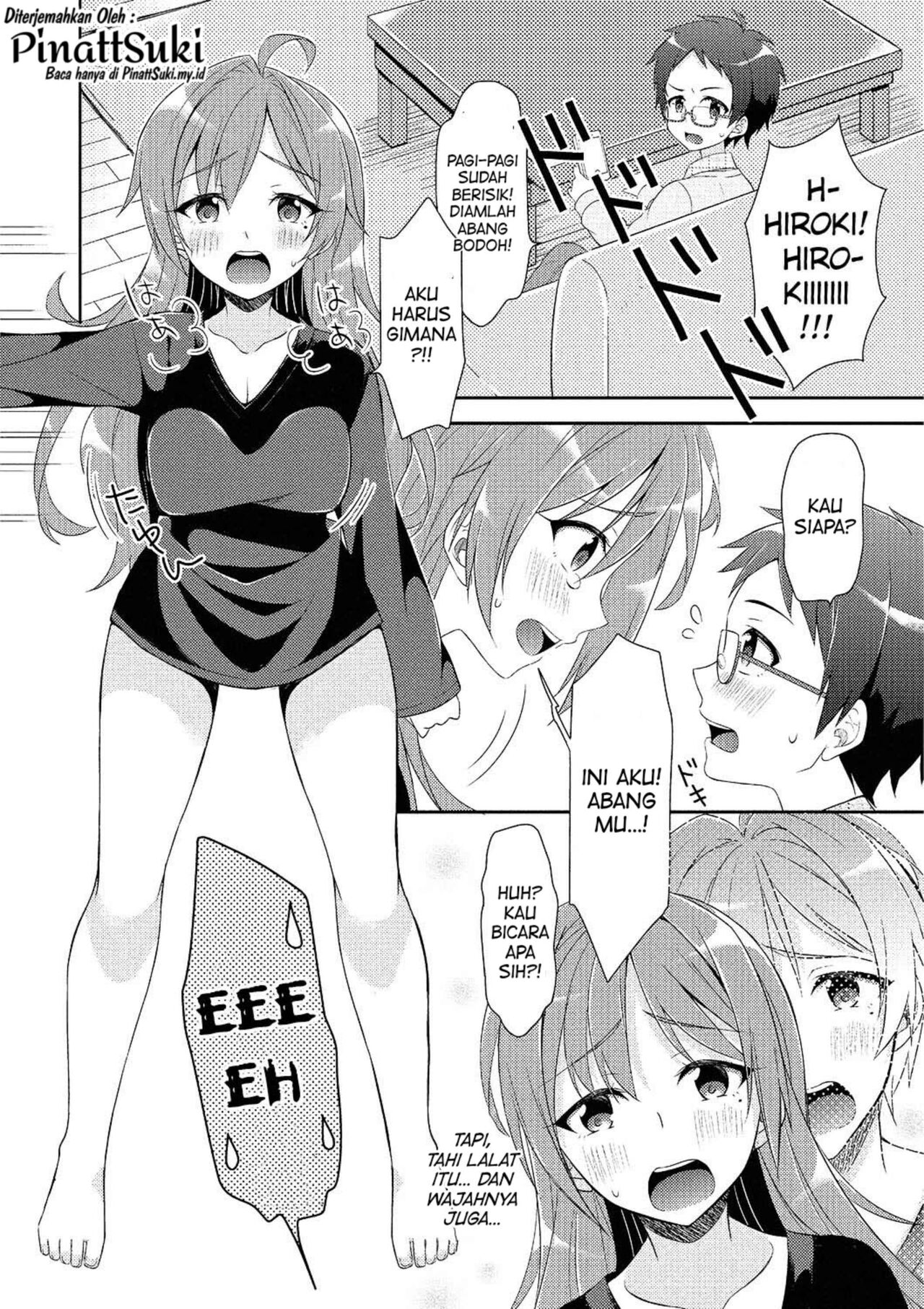 [Amu] Onee-san to Nakanaori  (Nyotaika Happiness! 2) [Indonesian] [PinattSuki]  [Digital] 이미지 번호 4