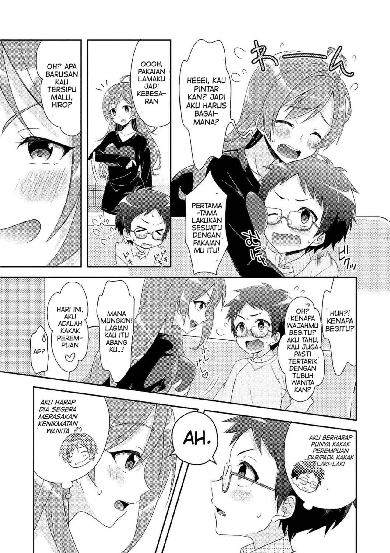 [Amu] Onee-san to Nakanaori  (Nyotaika Happiness! 2) [Indonesian] [PinattSuki]  [Digital] 이미지 번호 5