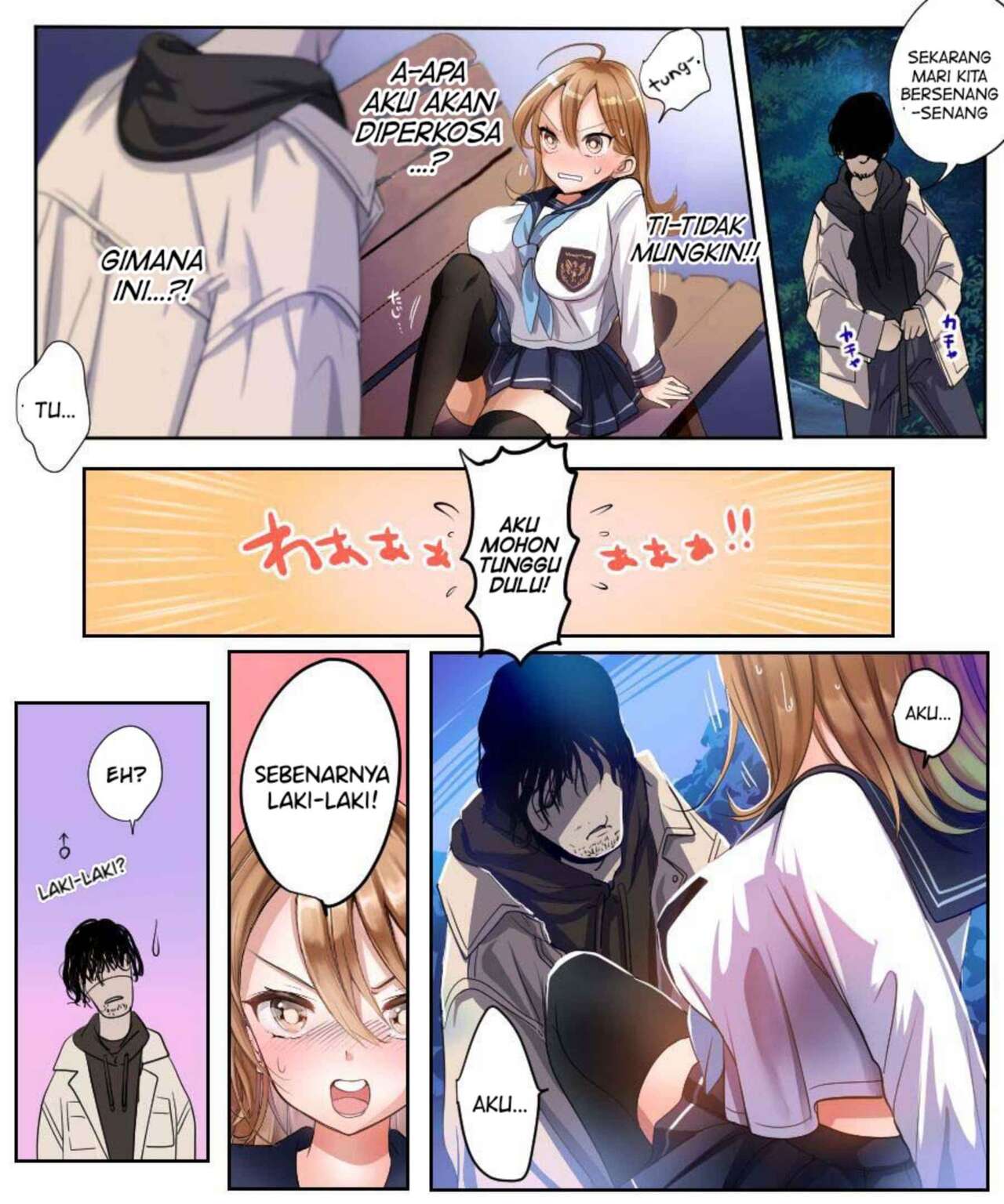 [Amuai Okashi Seisakusho (Shouya Iro, Seto Kouhei)] Yararetara Otoko ni Modorenaku Naru TS Musume ga Rape Ma ni Osowarete, Shojo wo Mamorou to Hisshi ni Kobikobi Suru Ohanashi 이미지 번호 12