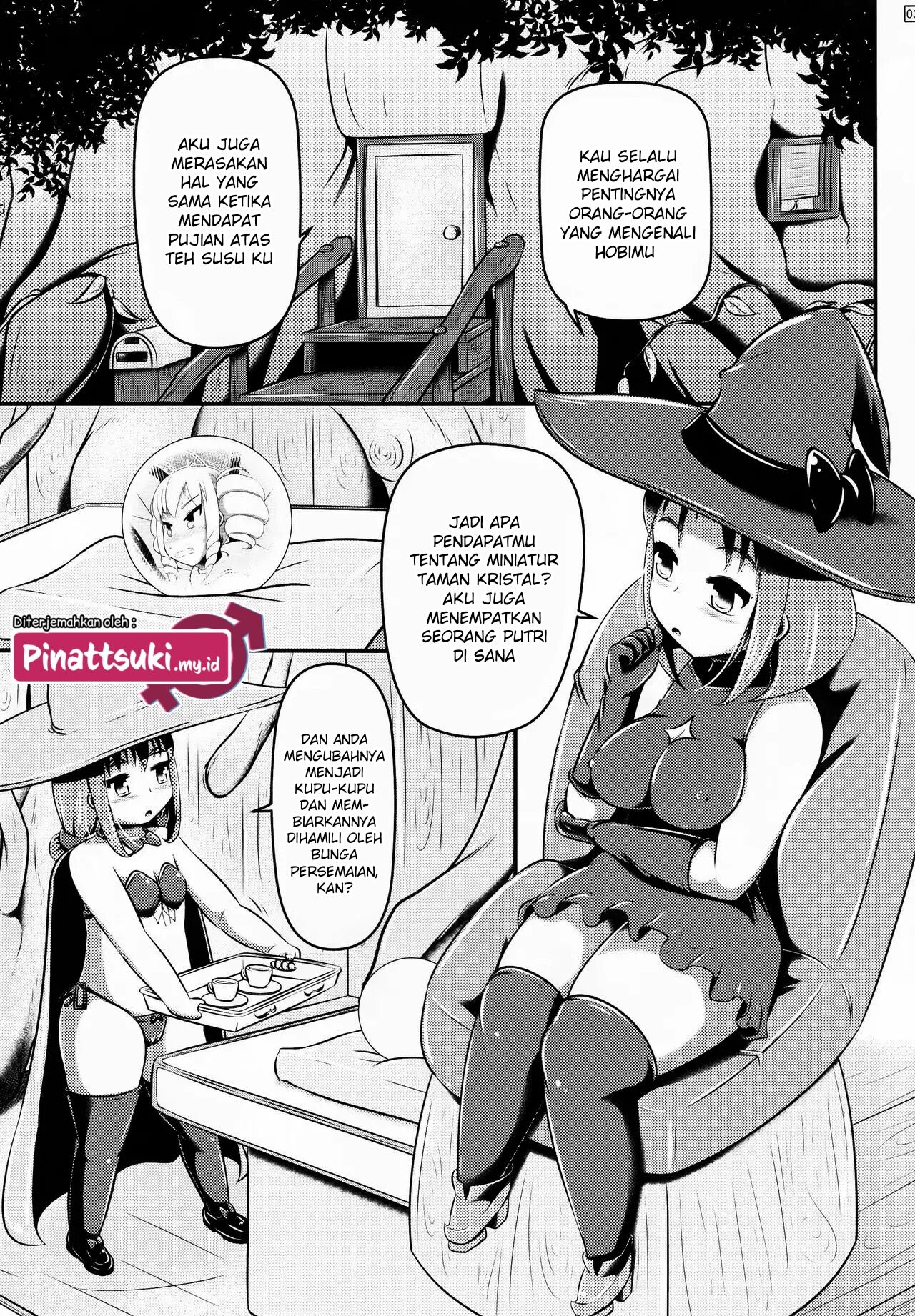 (C91) [Shiroi Shinoshino (Shinoda Kazuhiro)] Chou ni Sareta Daruma Hime no Owaranai Jingai Sanran [Indonesian] [PinattSuki] 이미지 번호 4