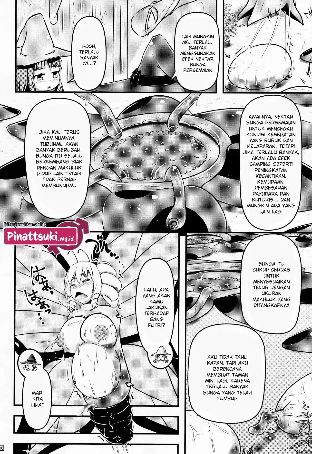 (C91) [Shiroi Shinoshino (Shinoda Kazuhiro)] Chou ni Sareta Daruma Hime no Owaranai Jingai Sanran [Indonesian] [PinattSuki] 이미지 번호 7