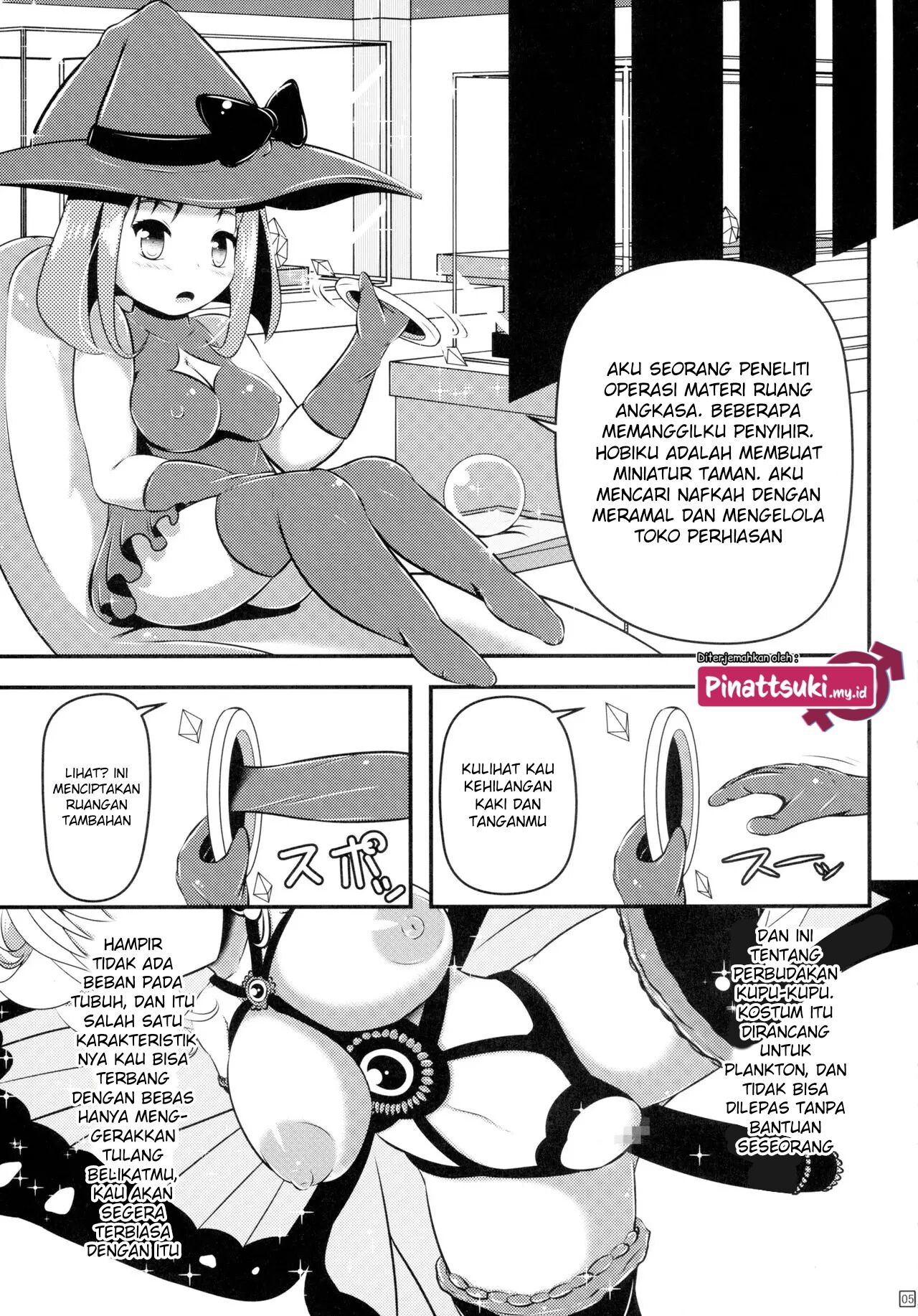 (C89) [Shiroi Shinoshino (Shinoda Kazuhiro)] Chou ni Sareta Daruma Hime no Owaranai Funnyuu Sanran [Indonesian] [PinattSuki] 이미지 번호 7