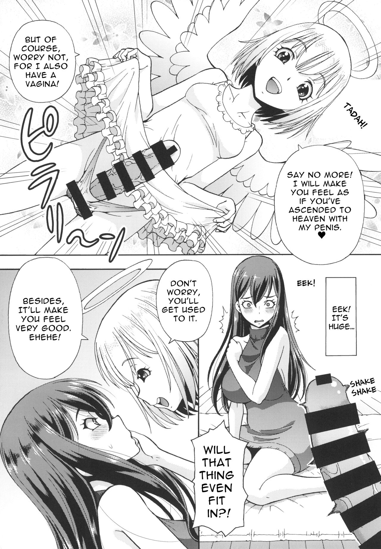 [Toraya (ITOYOKO)] Isekai Fuuzoku Gaiden Futanari Tenshi-san [English] [RWfuta] [Digital] image number 6