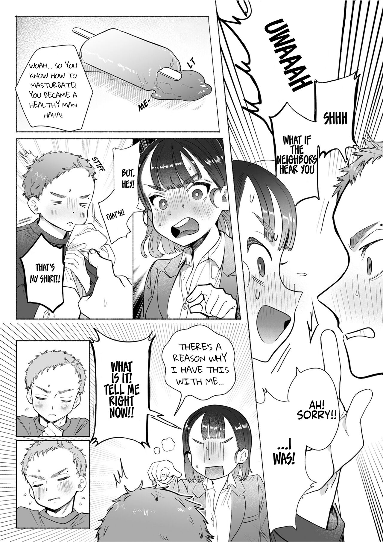 [Otama Jacuzzi (Tama no Chichi)] Ore wa Nee-chan de shika Nukenai [English] [Painful Nightz] 图片编号 13