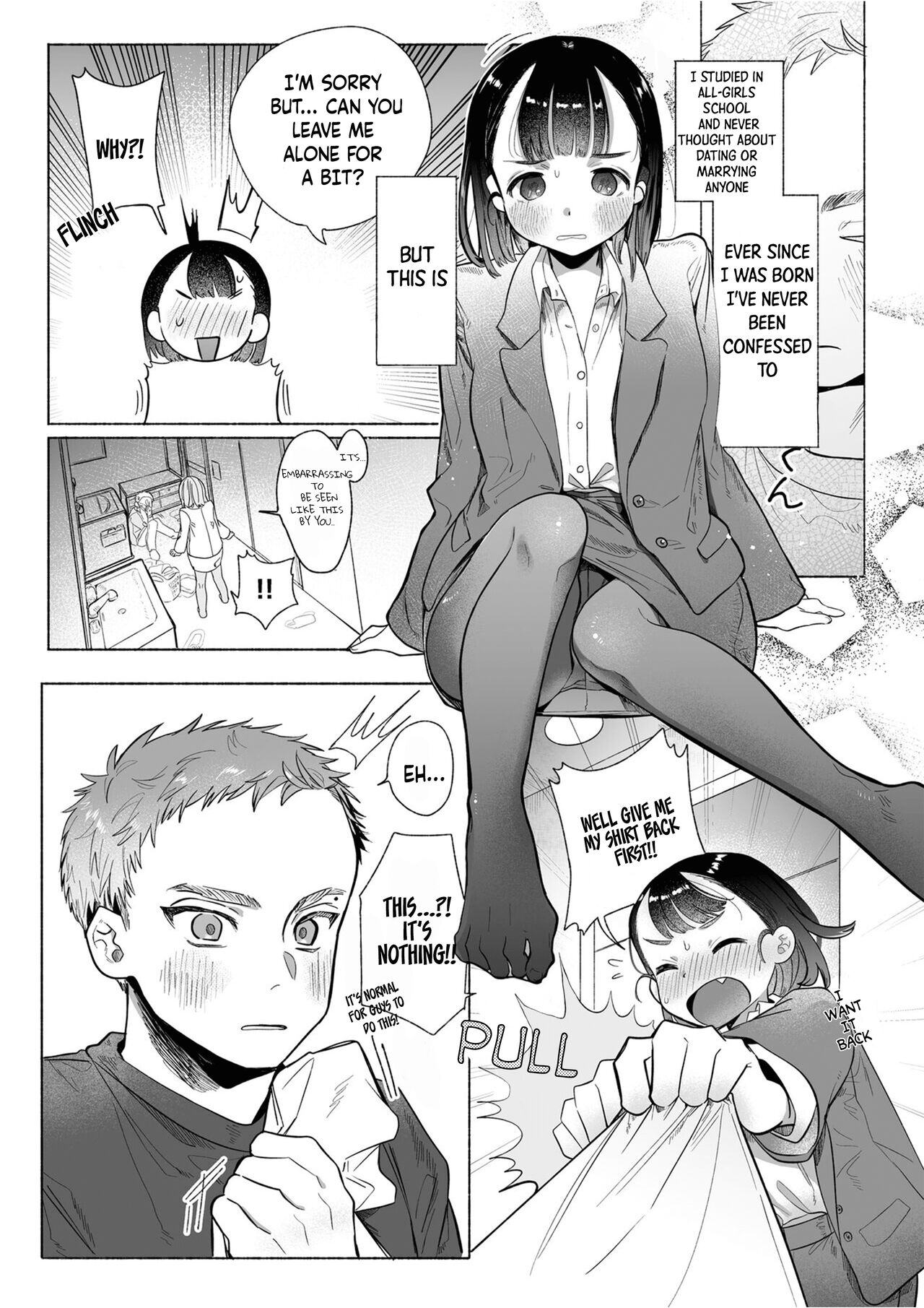 [Otama Jacuzzi (Tama no Chichi)] Ore wa Nee-chan de shika Nukenai [English] [Painful Nightz] 图片编号 15