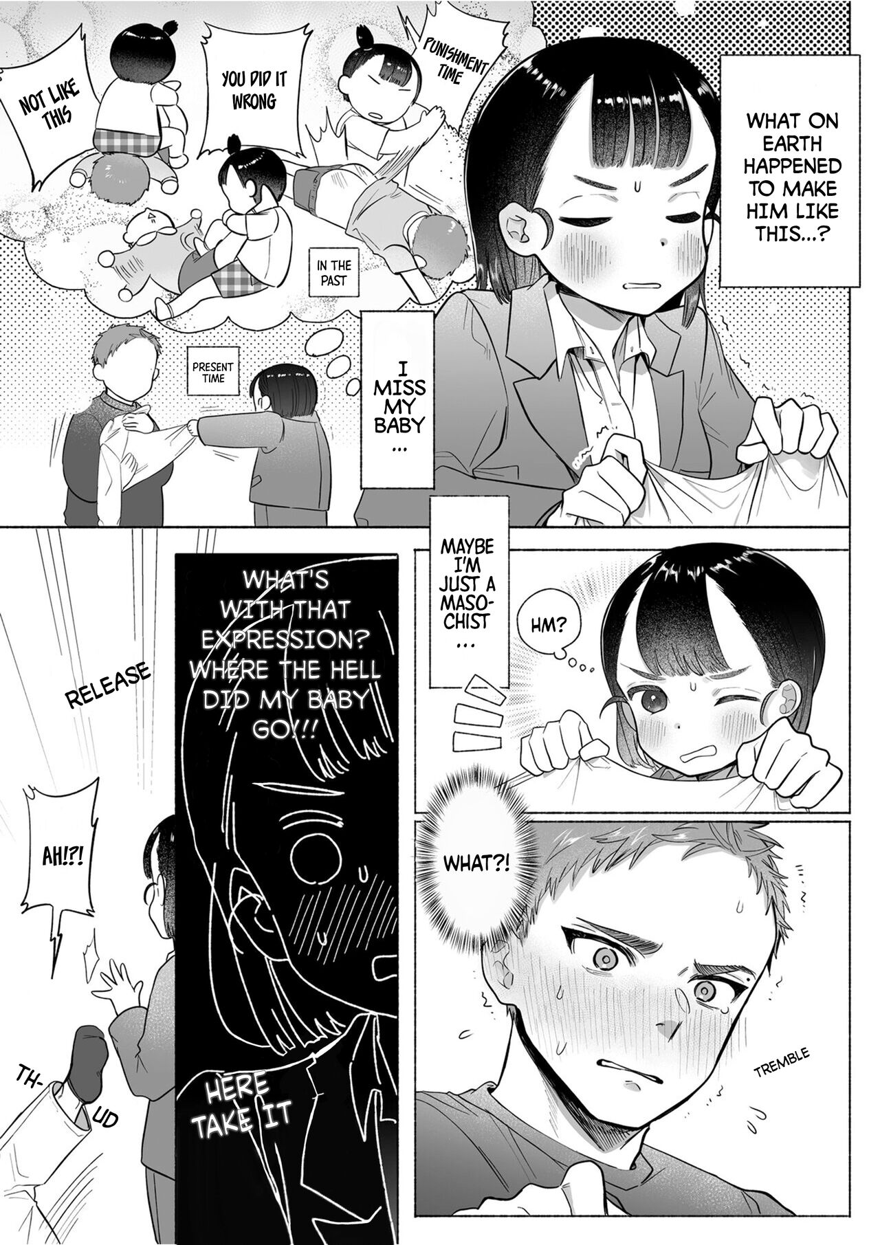 [Otama Jacuzzi (Tama no Chichi)] Ore wa Nee-chan de shika Nukenai [English] [Painful Nightz] 图片编号 16