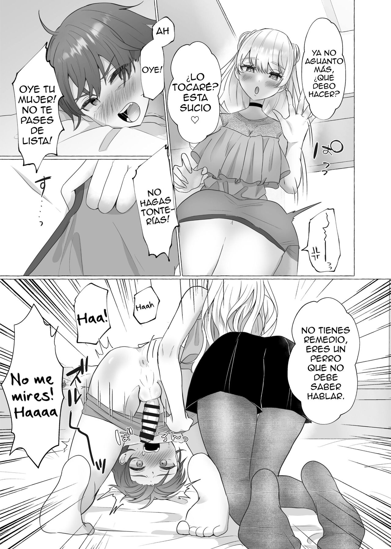 [Tanoshii Suizokukan (Umino Ryou)] Ikiri Danshi Schuuchi Mesuinu Kaizou [Spanish] [Delnero] [Digital] 이미지 번호 10