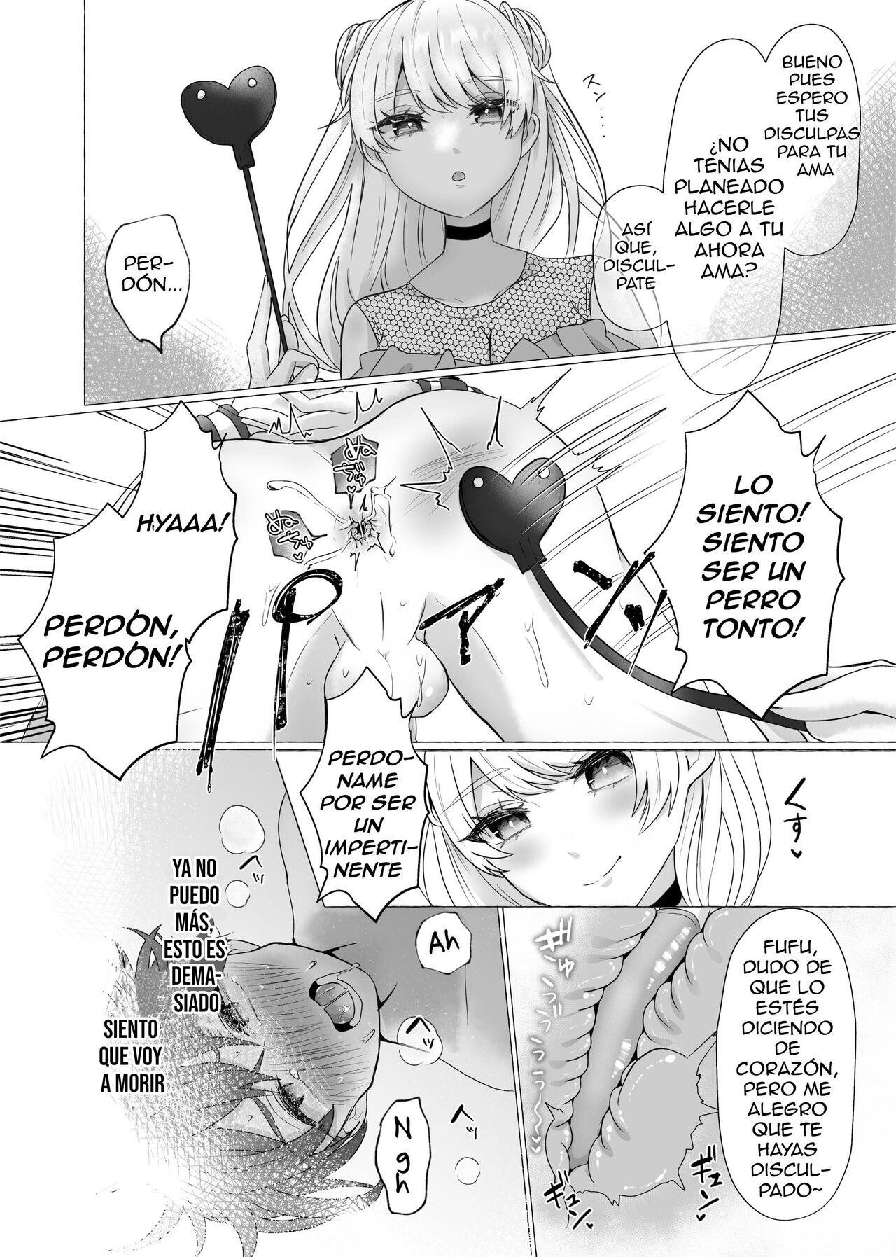 [Tanoshii Suizokukan (Umino Ryou)] Ikiri Danshi Schuuchi Mesuinu Kaizou [Spanish] [Delnero] [Digital] 이미지 번호 13