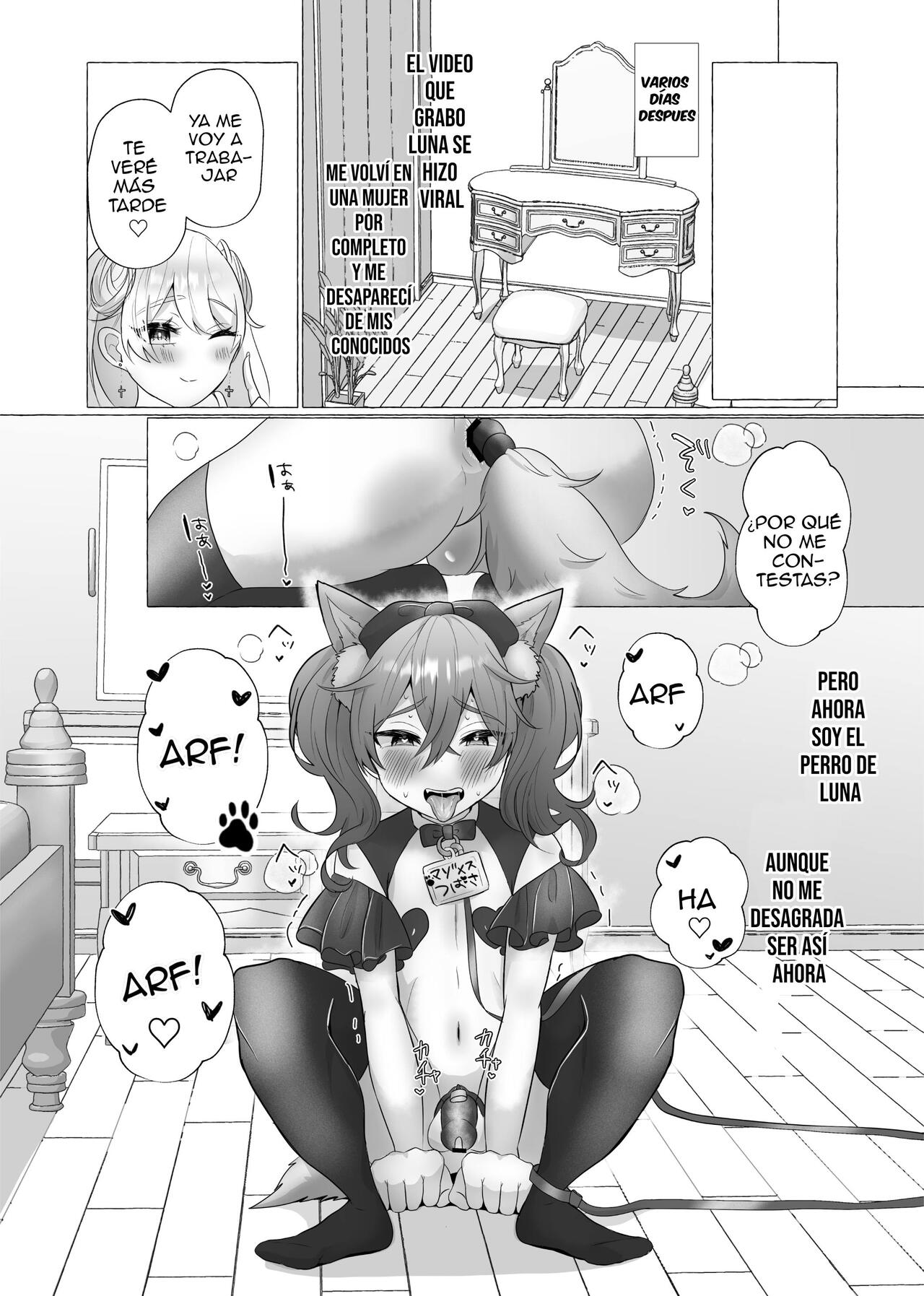 [Tanoshii Suizokukan (Umino Ryou)] Ikiri Danshi Schuuchi Mesuinu Kaizou [Spanish] [Delnero] [Digital] 이미지 번호 37