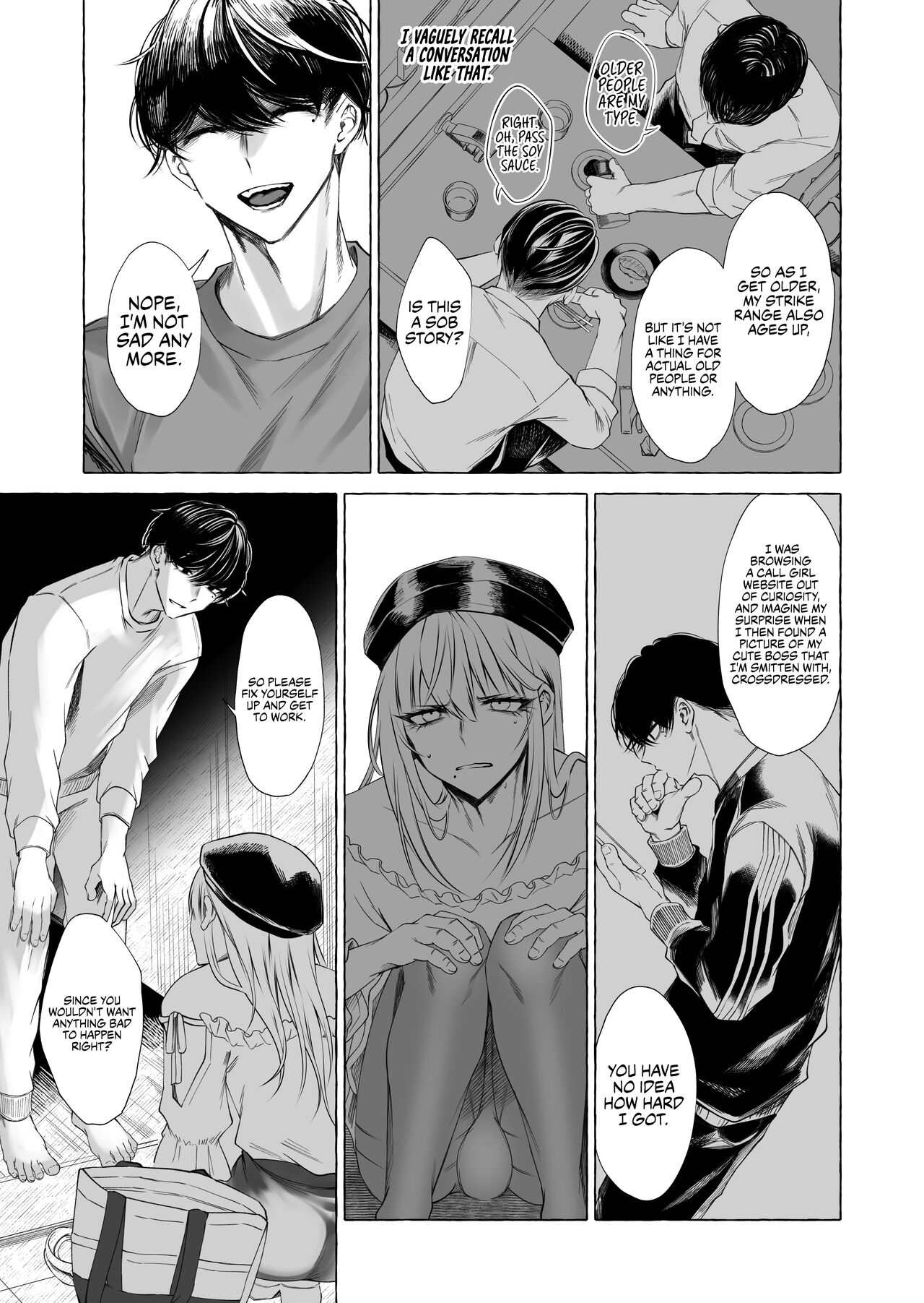 [Kaochuu Kingdom (Sisei)] Josou DeliHeal Yondara, Kaisha no Joushi ga Kita. | My Boss is a Cross-dressing Call Girl. [English] [Danke fürs Lesen] image number 10