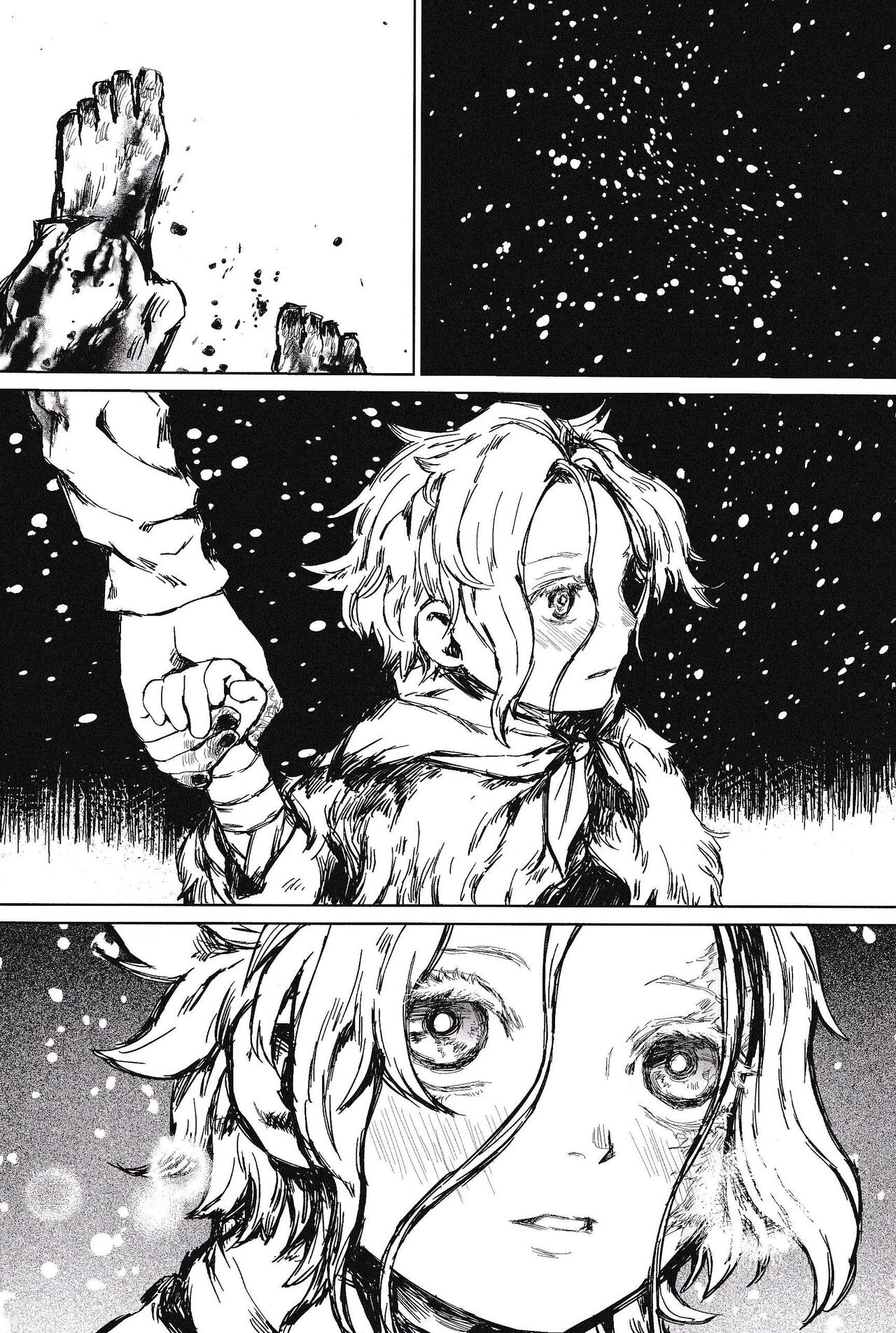 (HARUCC31) [Hakkyou Pepiita (Poshintan)] Kachiku Oyako / Yuki no Ue ni Ochita Omae no Chi no Ato - El rastro de tu sangre en la nieve (Made in Abyss) [Chinese] [逃亡者×真不可视汉化组] [Digital] image number 25