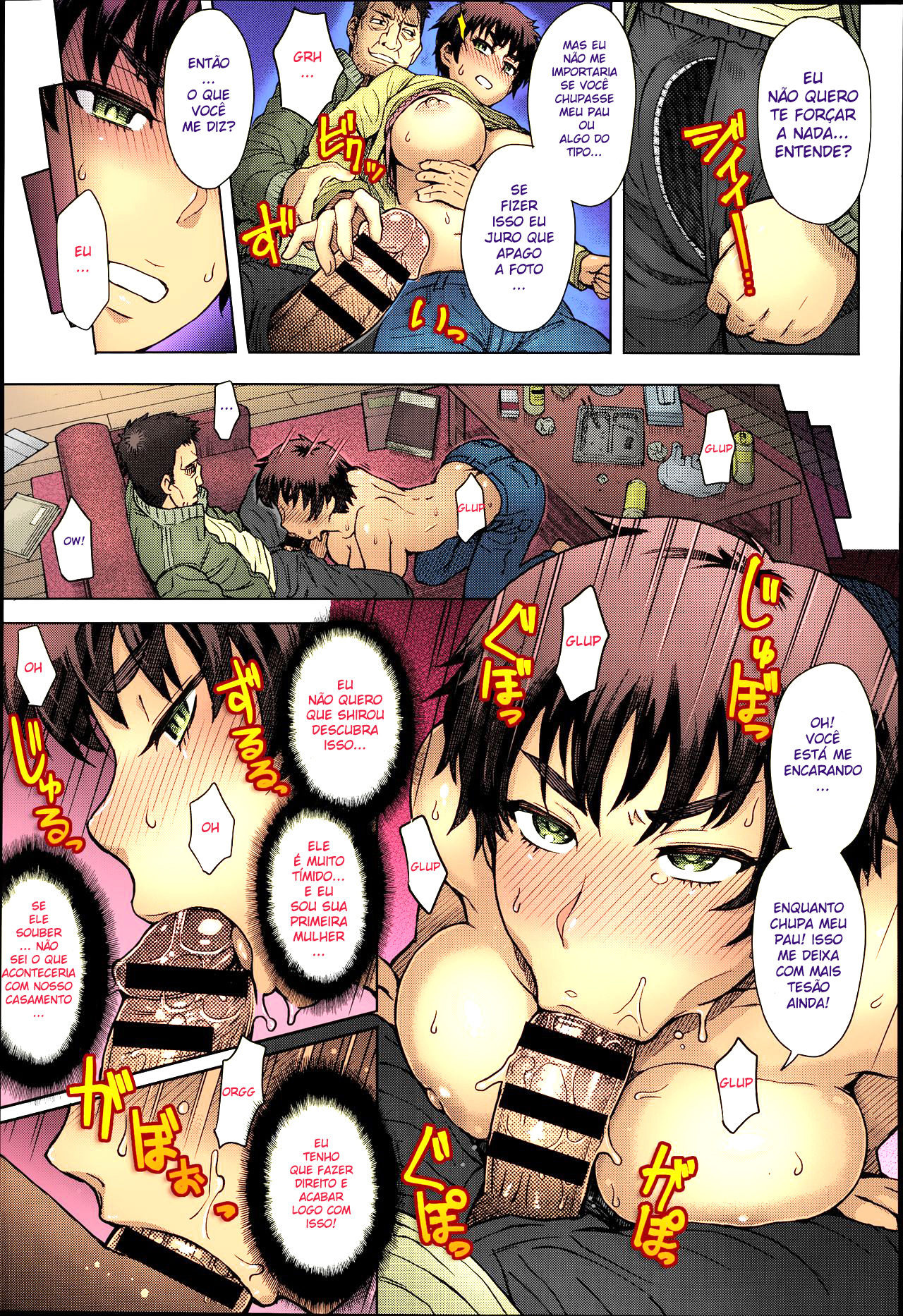 [Itou Eight] Hikkoshi no Aisatsu wa Shinchou ni... | Nova Vizinhança (COMIC Anthurium 016 2014-08) [Portuguese-BR] [Colorized] image number 7