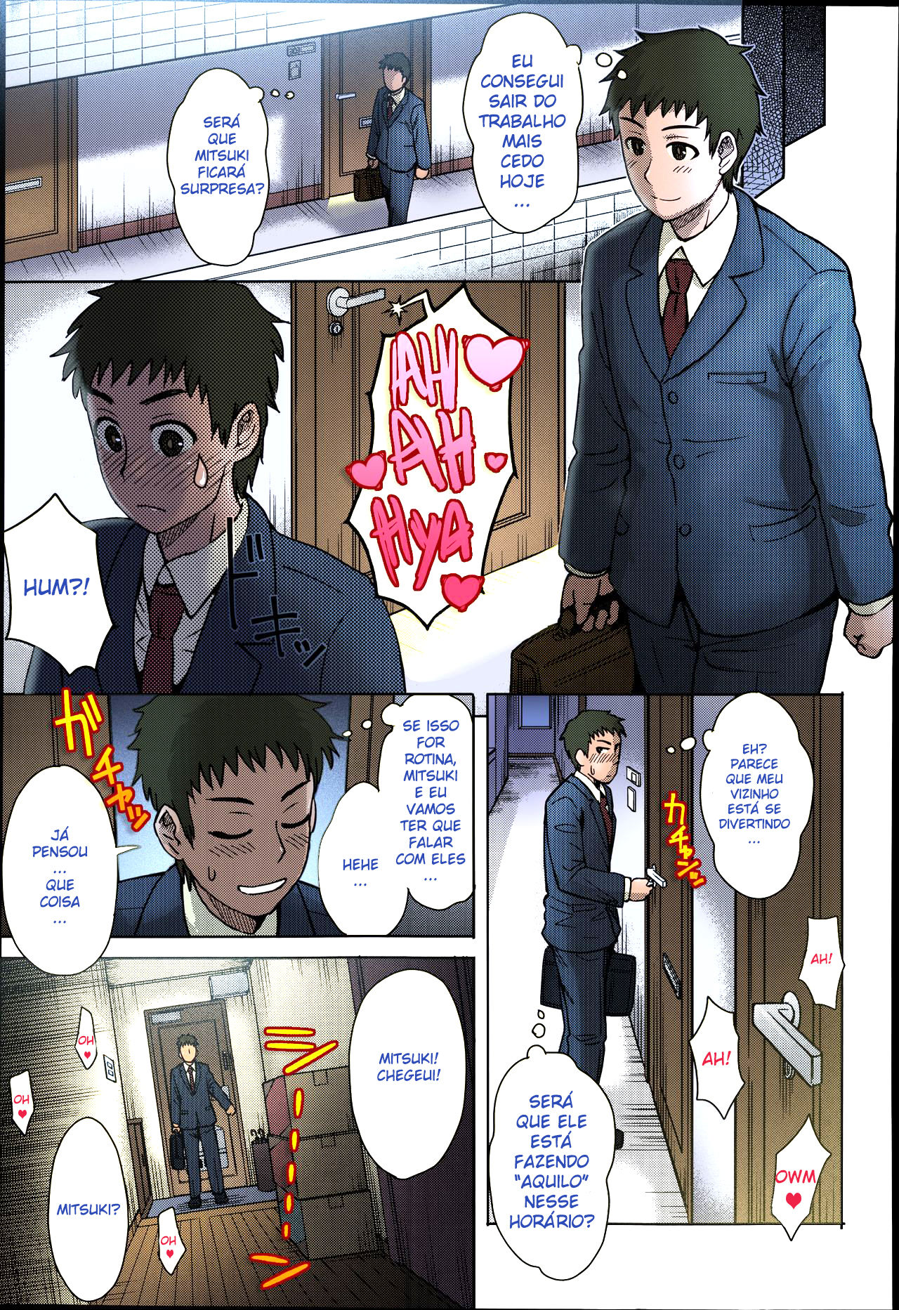 [Itou Eight] Hikkoshi no Aisatsu wa Shinchou ni... | Nova Vizinhança (COMIC Anthurium 016 2014-08) [Portuguese-BR] [Colorized] image number 19