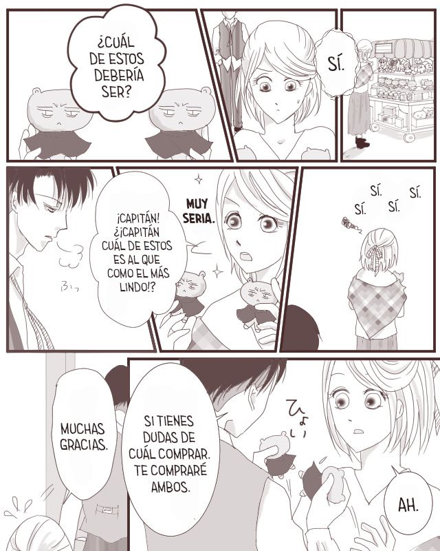 (Yuki kazari) Sigh of Teddybear【リヴァペト】(Shingeki no Kyojin) [Spanish] [Mr. Nugget] 2eme image