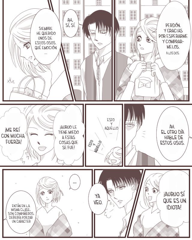 (Yuki kazari) Sigh of Teddybear【リヴァペト】(Shingeki no Kyojin) [Spanish] [Mr. Nugget] 3eme image
