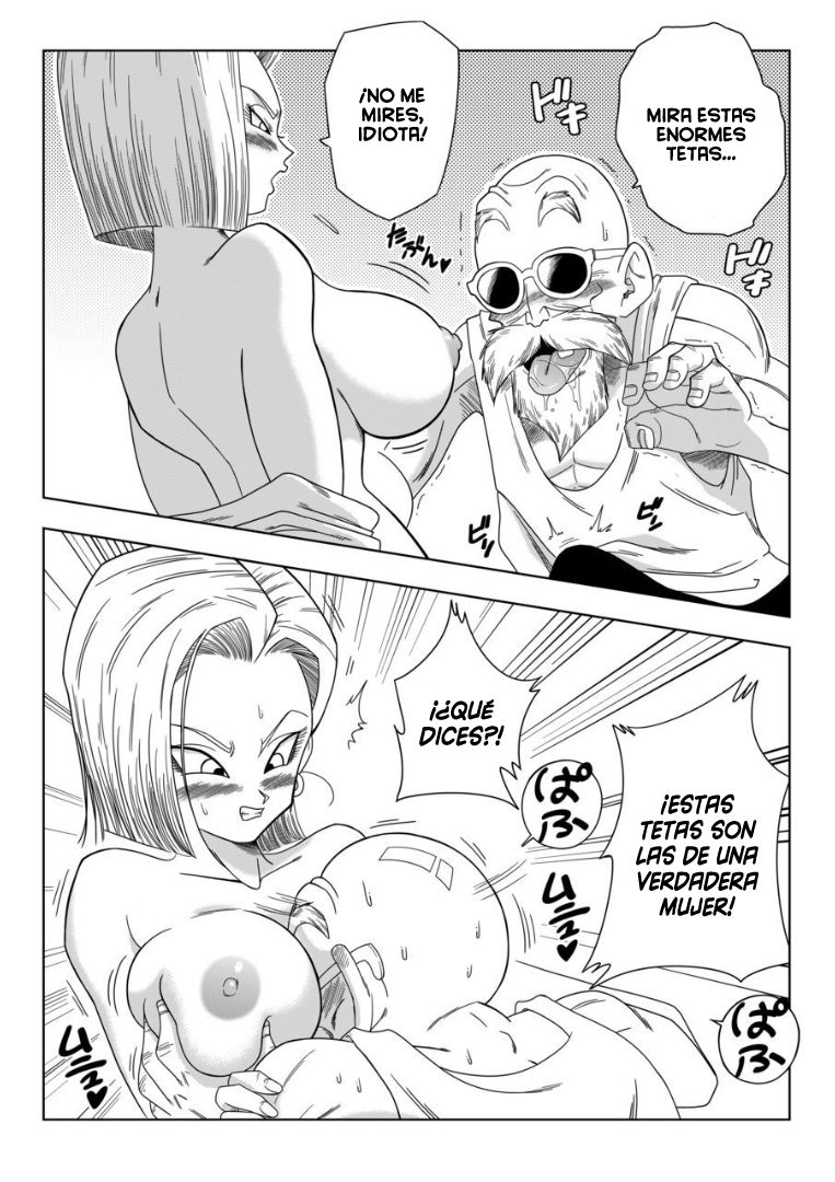 [Yamamoto] 18-gou vs Kame Sennin | Android n18 VS Kamesennin (Dragon Ball Z) [Spanish] [Blackmoon Scans] 画像番号 7