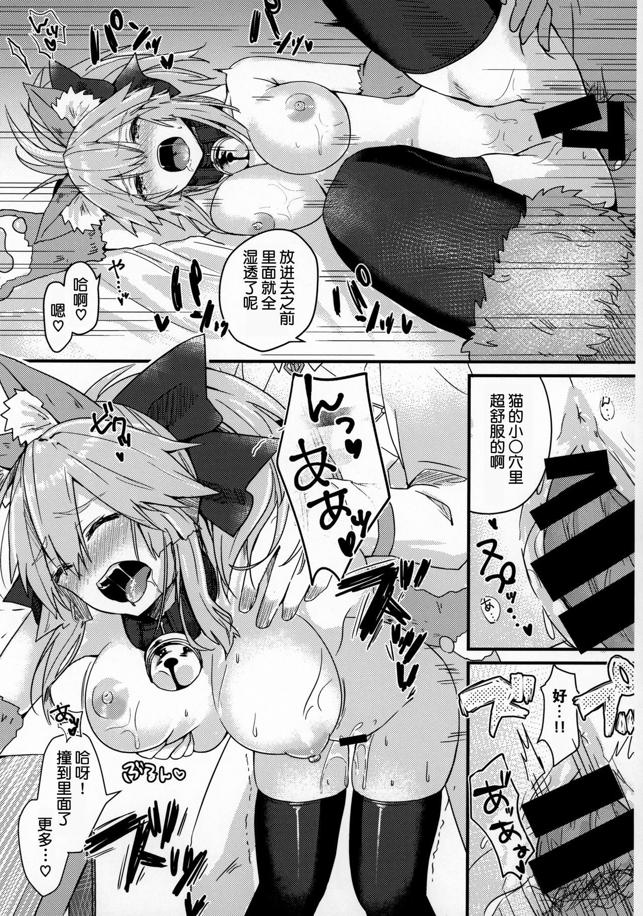 (C96) [Torihamu Holic (Yamamura Umi)] Muboubi Suimin Tamamo Cat (Fate/Grand Order) [Chinese] [肉包汉化组] imagen número 13