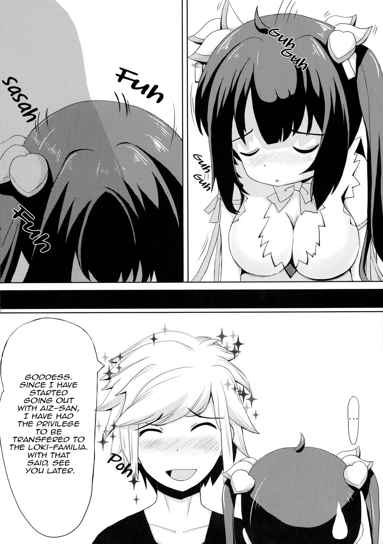 (C88) [Neko☆Tanteidan Peach (Midorino Haru)] Hestia x Aiz (Dungeon ni Deai o Motomeru no wa Machigatteiru Darou ka) [English] [EHCOVE] image number 4