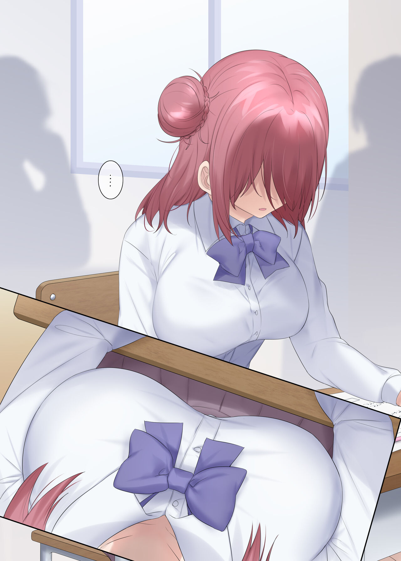 [Hiiragi Popura] Test-chuu ni Hyoui Sareta Onnanoko no Onanie [Chinese] 5eme image