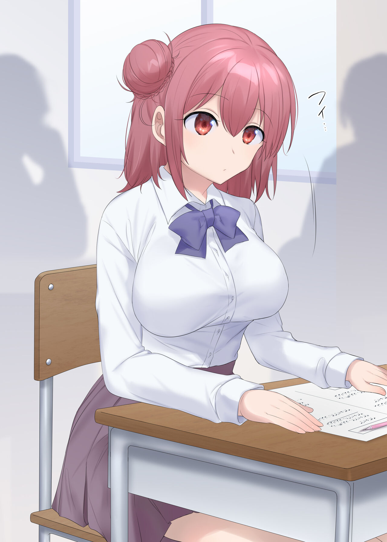 [Hiiragi Popura] Test-chuu ni Hyoui Sareta Onnanoko no Onanie [Chinese] 6eme image