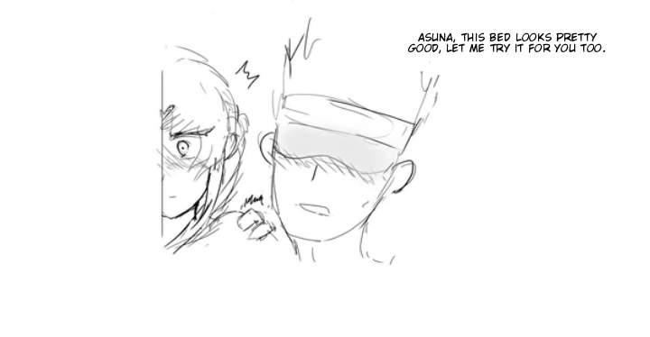 [质yitiaomiao] Asuna and Klein buying new bed. image number 9