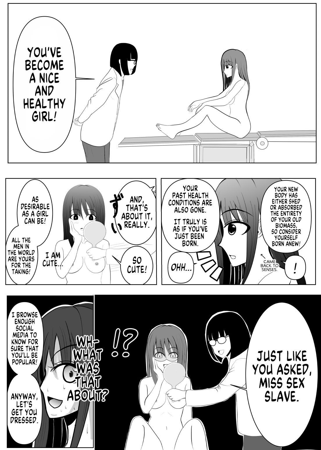 [Tansan Protein no kai (Tansan Protein Kashiwagi)] TS o Suru. Seidorei ni Naru | Change Sex and Become a Sex Slave [English] [GTF] изображение № 23