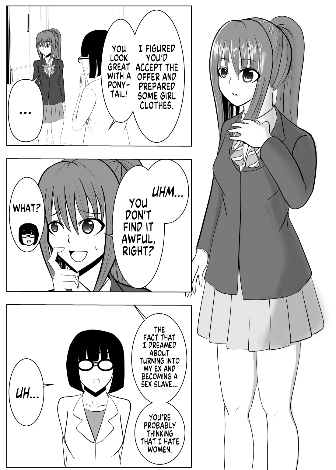 [Tansan Protein no kai (Tansan Protein Kashiwagi)] TS o Suru. Seidorei ni Naru | Change Sex and Become a Sex Slave [English] [GTF] изображение № 24