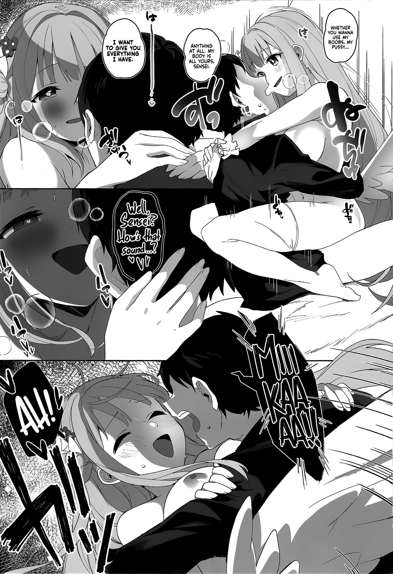 (C101) [Sleepwatch.ex (Aibu Yue)] Bukiyou na Ohime-sama wa Ouji-sama ni Aisaretai | The Bumbling Princess Longs For Her Prince's Love (Blue Archive) [English] [Sloppy Seconds] изображение № 26