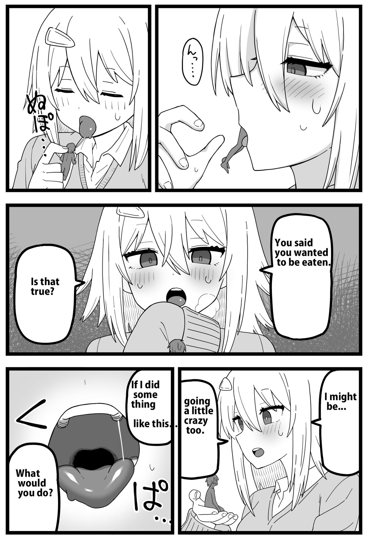 [Shiheki] Doushitemo Onnanoko ni Taberaretai Manga | Manga - He really wants to be eaten by a girl [English] (Official Translation) Bildnummer 13