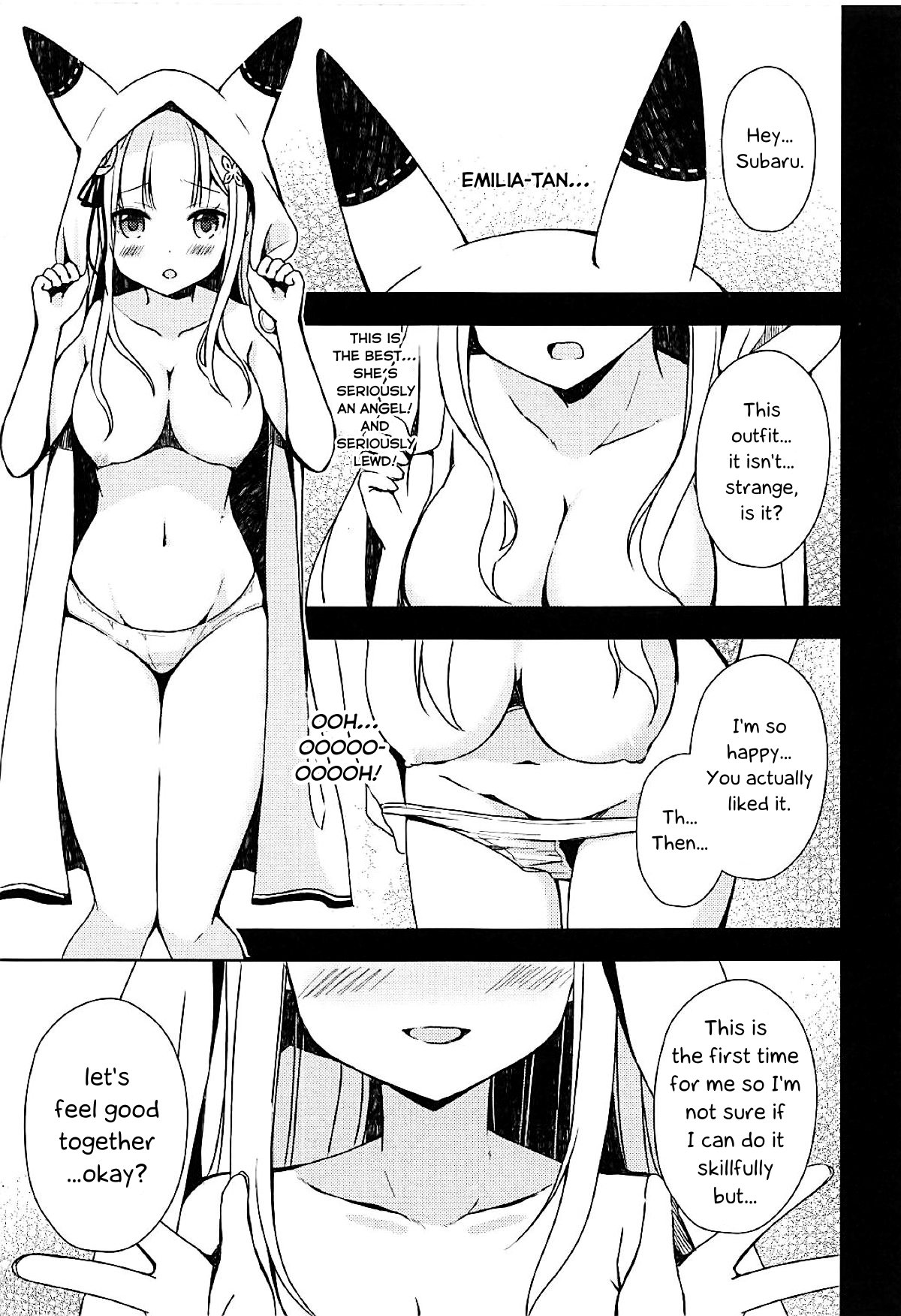 (C93) [moriQ (Mori Airi)] Shall I make Rem-nyan go Nyan Nyan? | Rem-nyan to Nyannyan Suru? (Re:Zero kara Hajimeru Isekai Seikatsu) [English] [EHCOVE] 图片编号 4