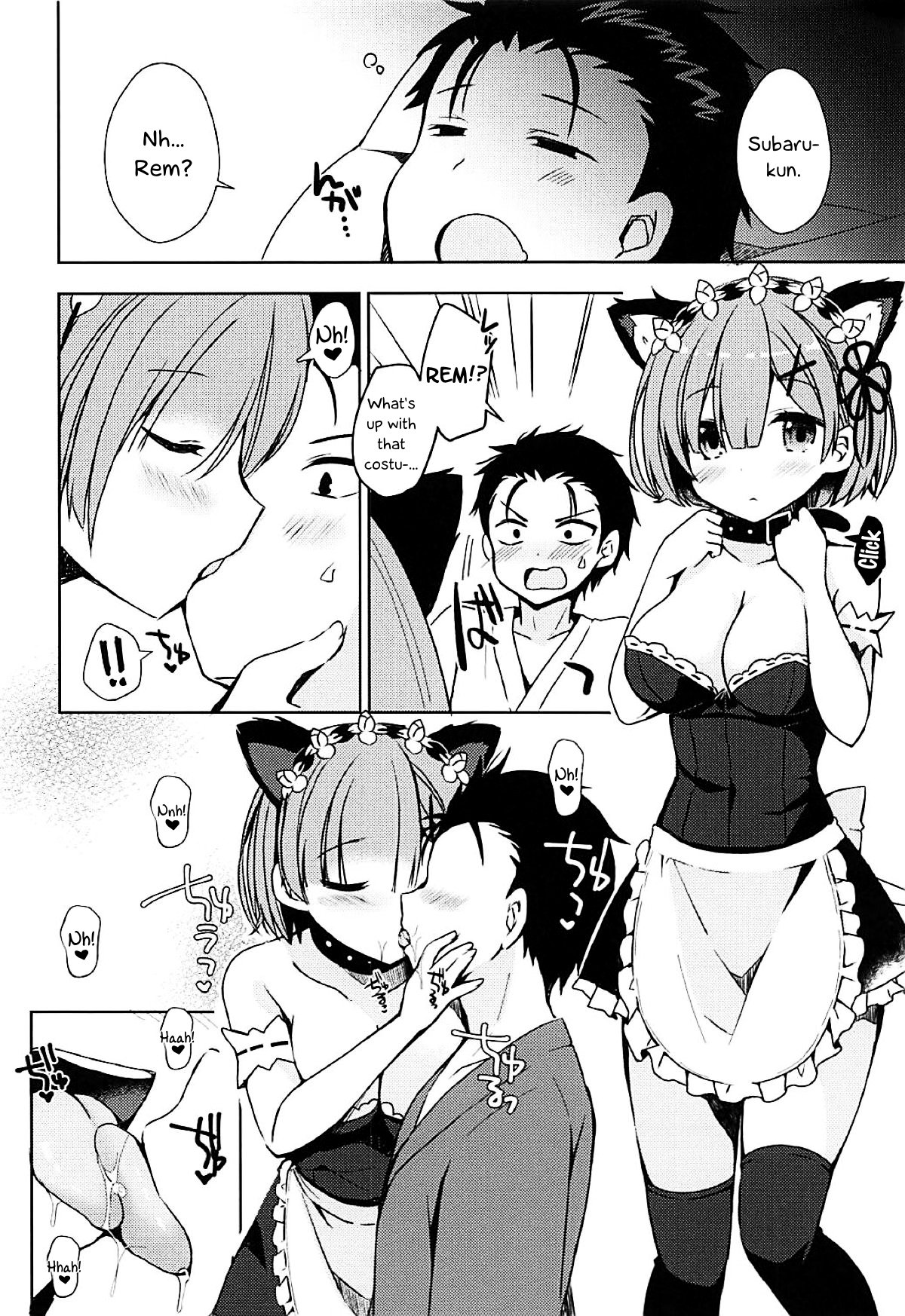 (C93) [moriQ (Mori Airi)] Shall I make Rem-nyan go Nyan Nyan? | Rem-nyan to Nyannyan Suru? (Re:Zero kara Hajimeru Isekai Seikatsu) [English] [EHCOVE] 图片编号 7