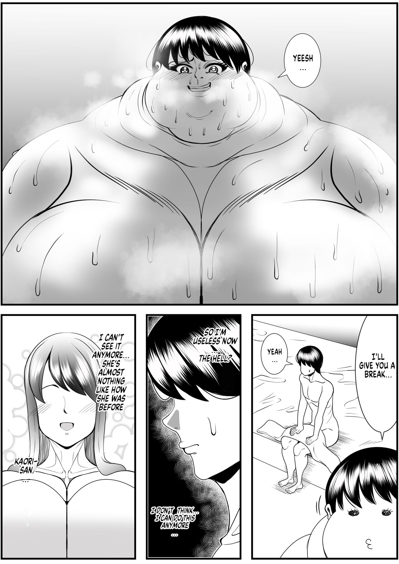 [Nekorondoru (Tokei)] My old babysitter, who I haven’t seen in ten years, has gained weight and became monstrous | Zutto Akogarete Ita Otonari no Onee-san ni 10-nenburi ni Atte Mitara Kusodebu Monster to Kashite [English] [Digital] imagen número 37