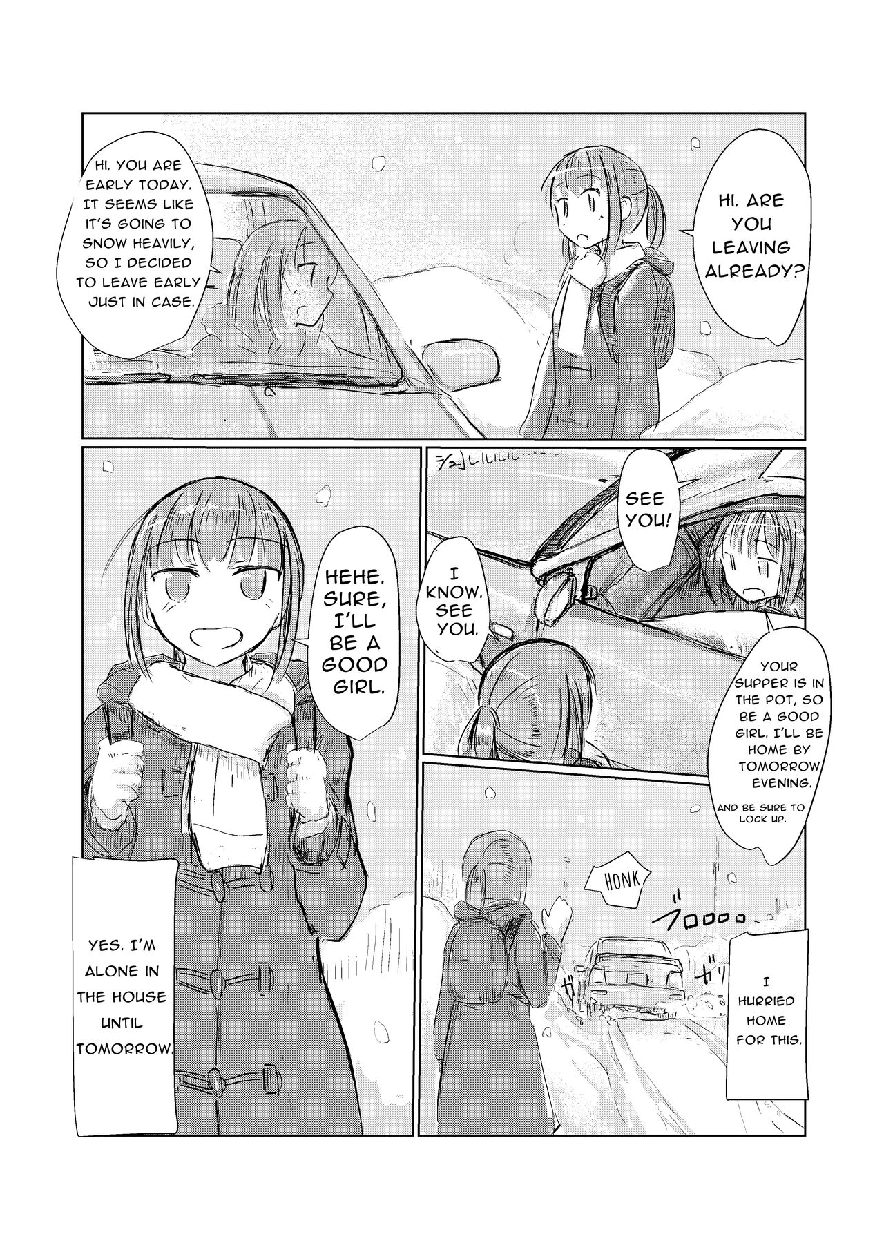 [Rorerore-ya (Roreru)] Fuyu no Shoujo to Orusuban | Winter Girl & Housesitting [English] [Noromajiro] 3eme image