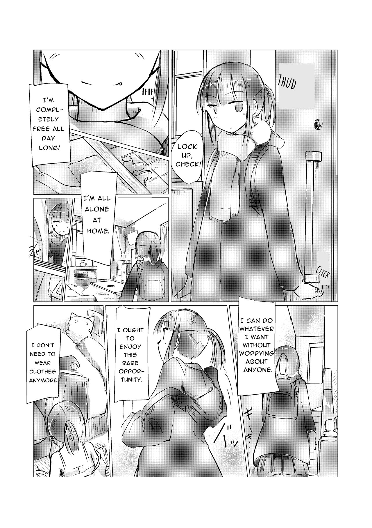 [Rorerore-ya (Roreru)] Fuyu no Shoujo to Orusuban | Winter Girl & Housesitting [English] [Noromajiro] 4eme image