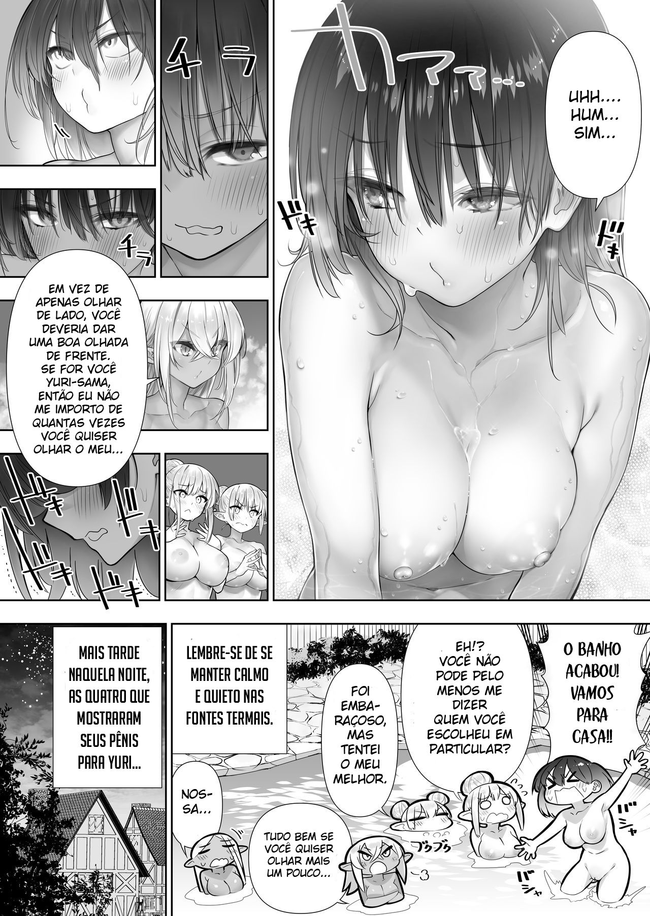 [Kawakami Masaki] Futanari no Elf [Portuguese-BR] [Boteco Hentai] image number 45