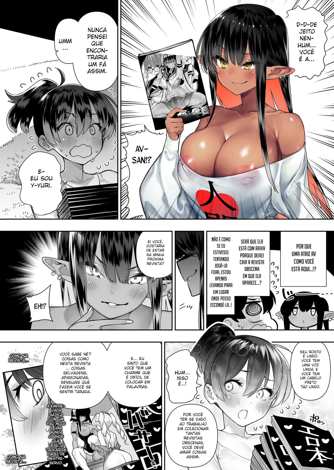 [Kawakami Masaki] Futanari no Elf [Portuguese-BR] [Boteco Hentai] image number 58