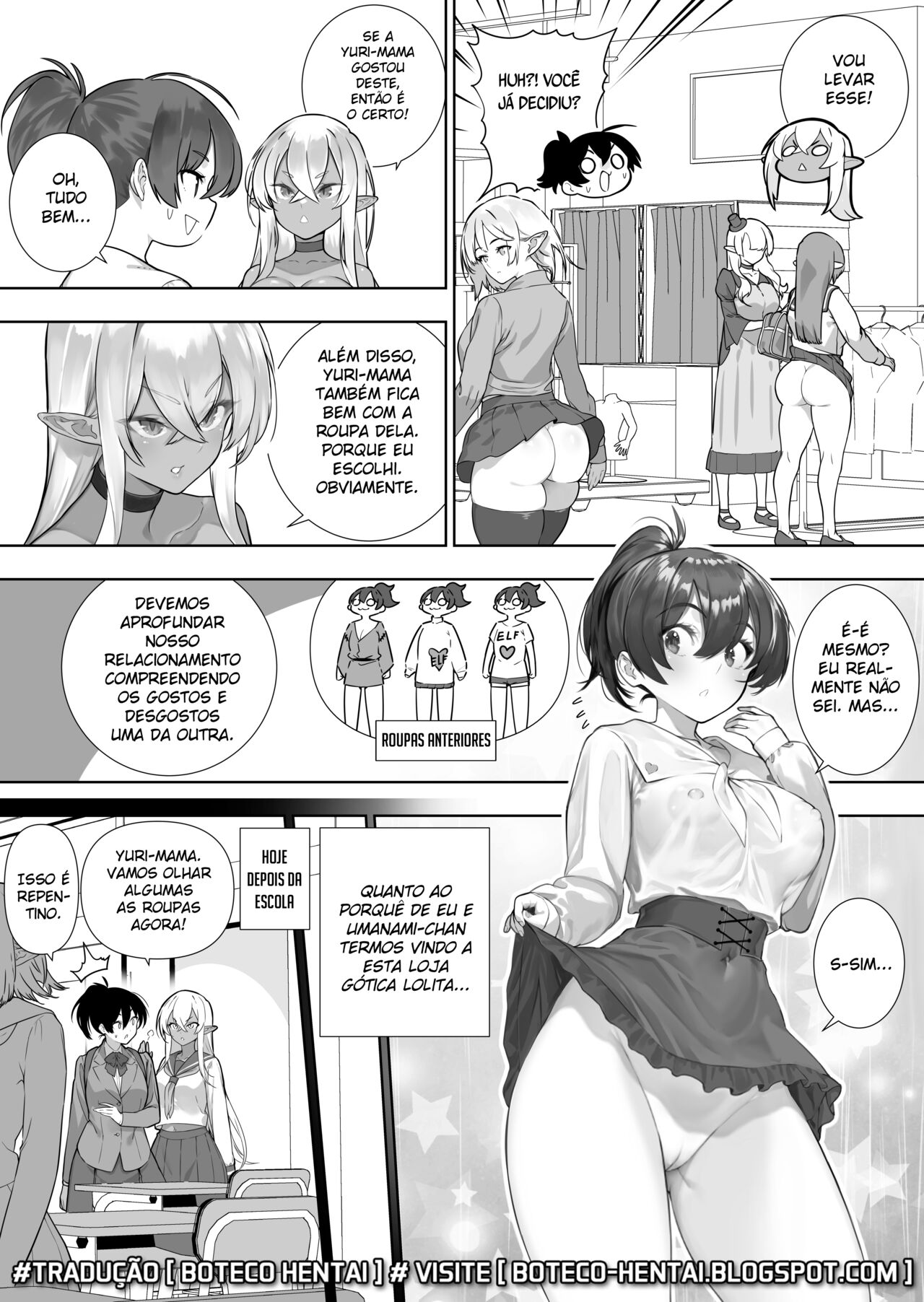 [Kawakami Masaki] Futanari no Elf [Portuguese-BR] [Boteco Hentai] image number 124