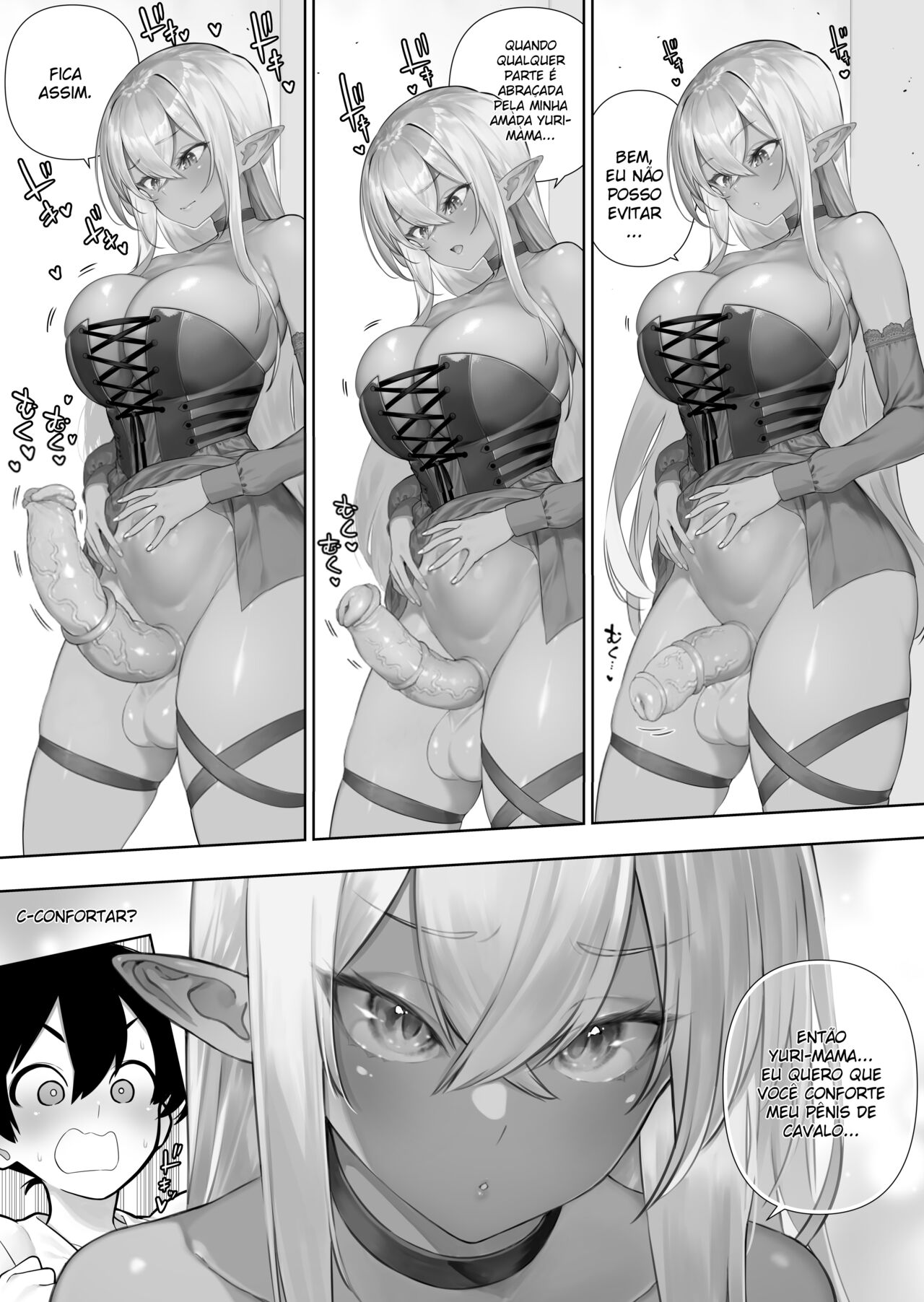 [Kawakami Masaki] Futanari no Elf [Portuguese-BR] [Boteco Hentai] image number 127