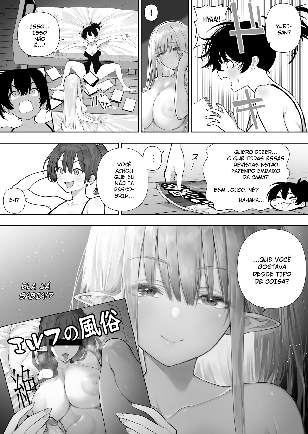 [Kawakami Masaki] Futanari no Elf [Portuguese-BR] [Boteco Hentai] image number 142