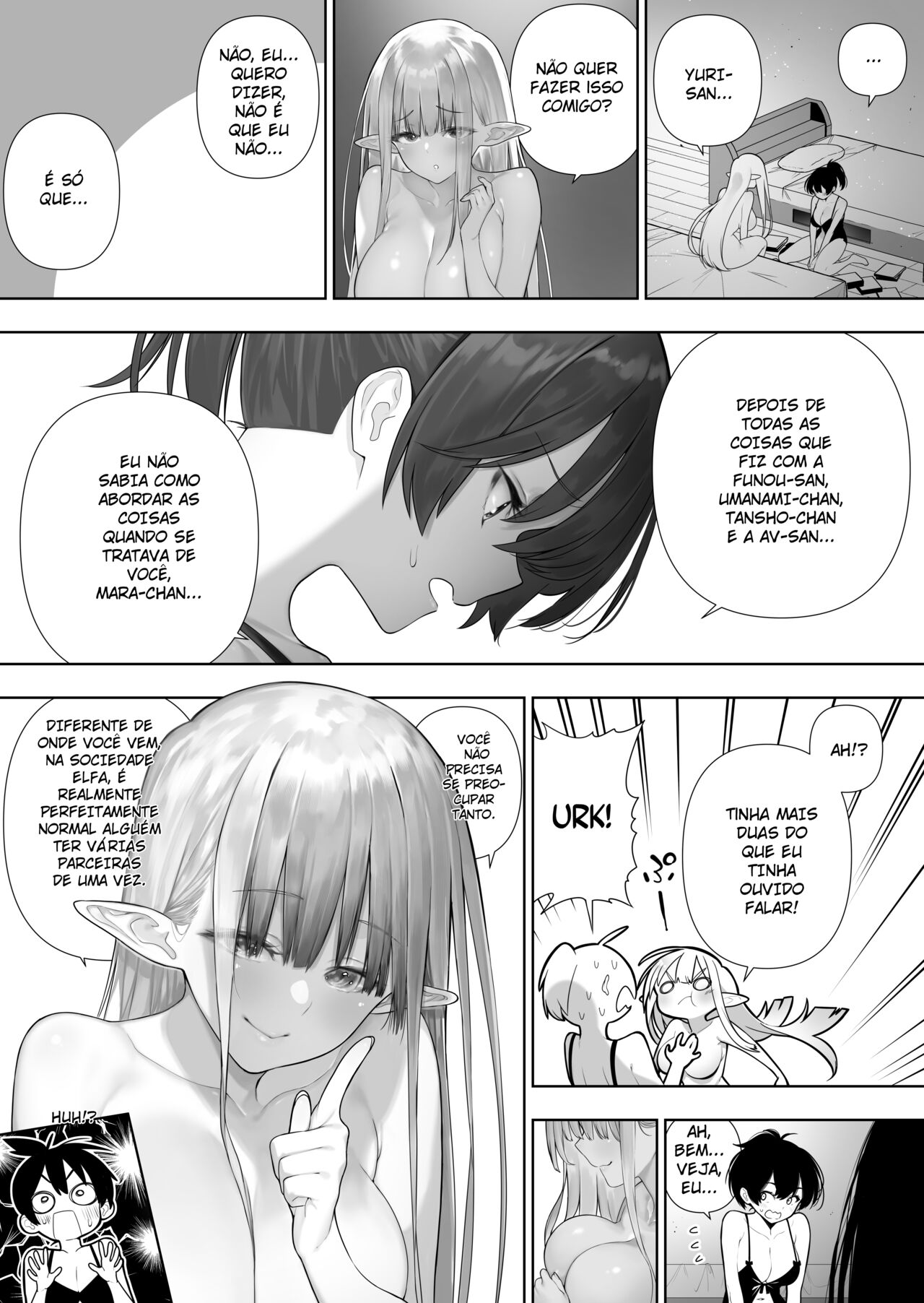 [Kawakami Masaki] Futanari no Elf [Portuguese-BR] [Boteco Hentai] image number 144